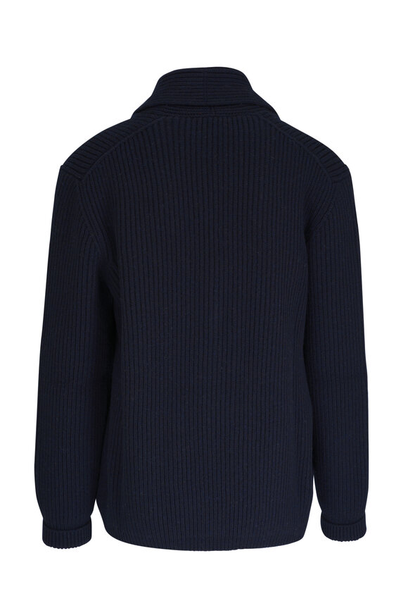 ★関税込み★ Loro PianaN BLUE NAVY KNITWEAR Loro Piana - Navy Baby Cashmere Classic V-Neck Sweater