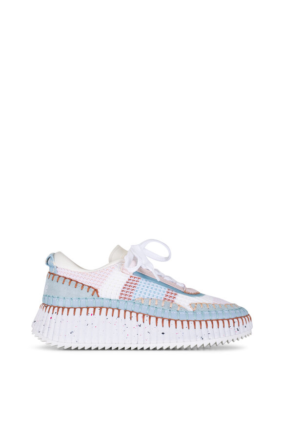 Chloé - Nama Delicate Blue Mesh Sneaker 