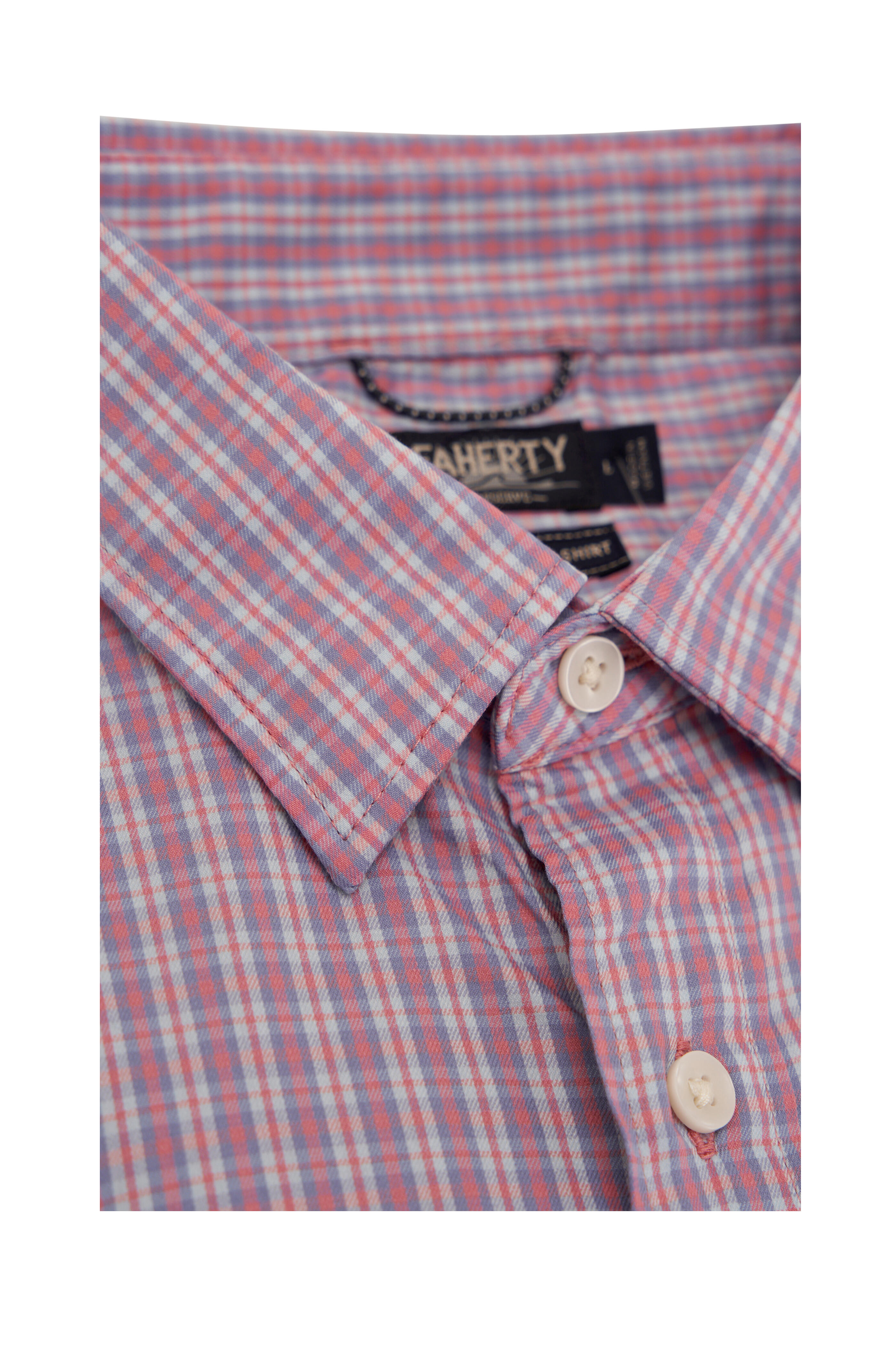 Faherty Brand - Lakeside Rose Plaid Sport Shirt