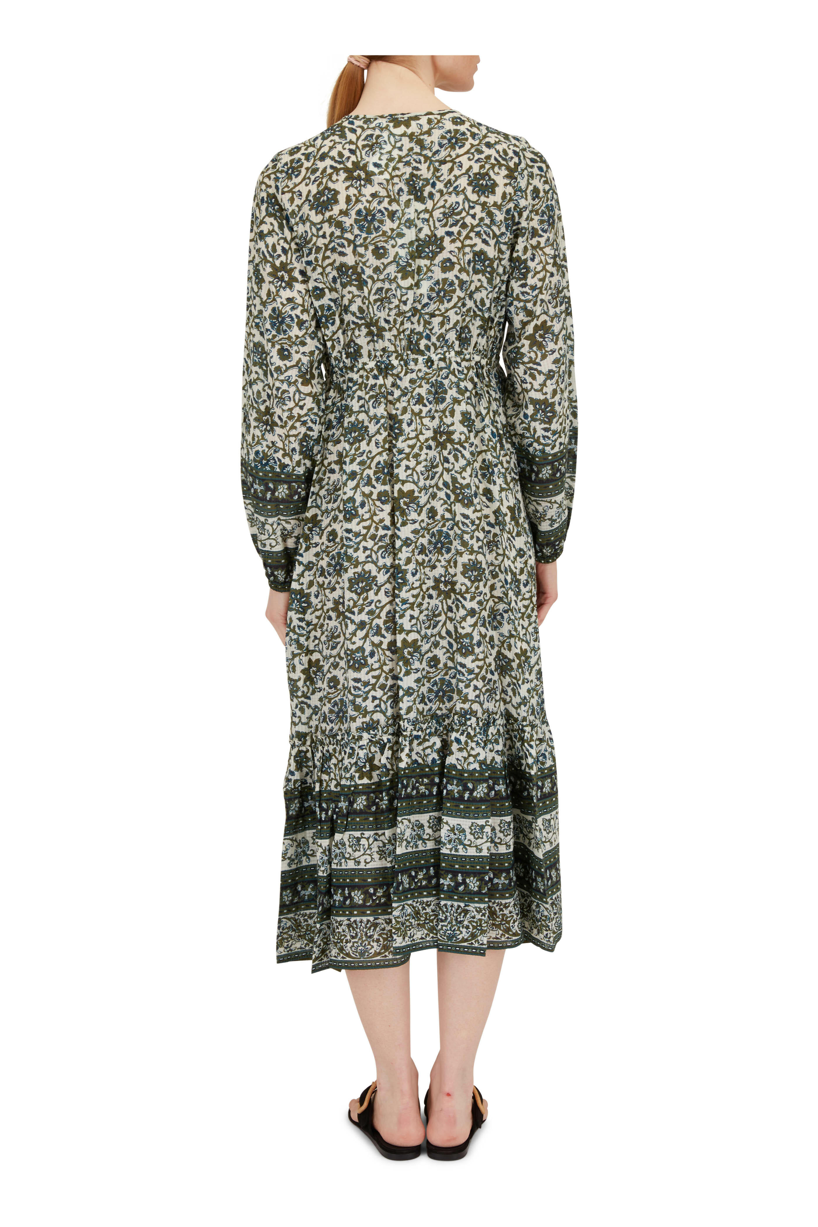 Veronica Beard - Kameya Off-White Multi Printed Dress