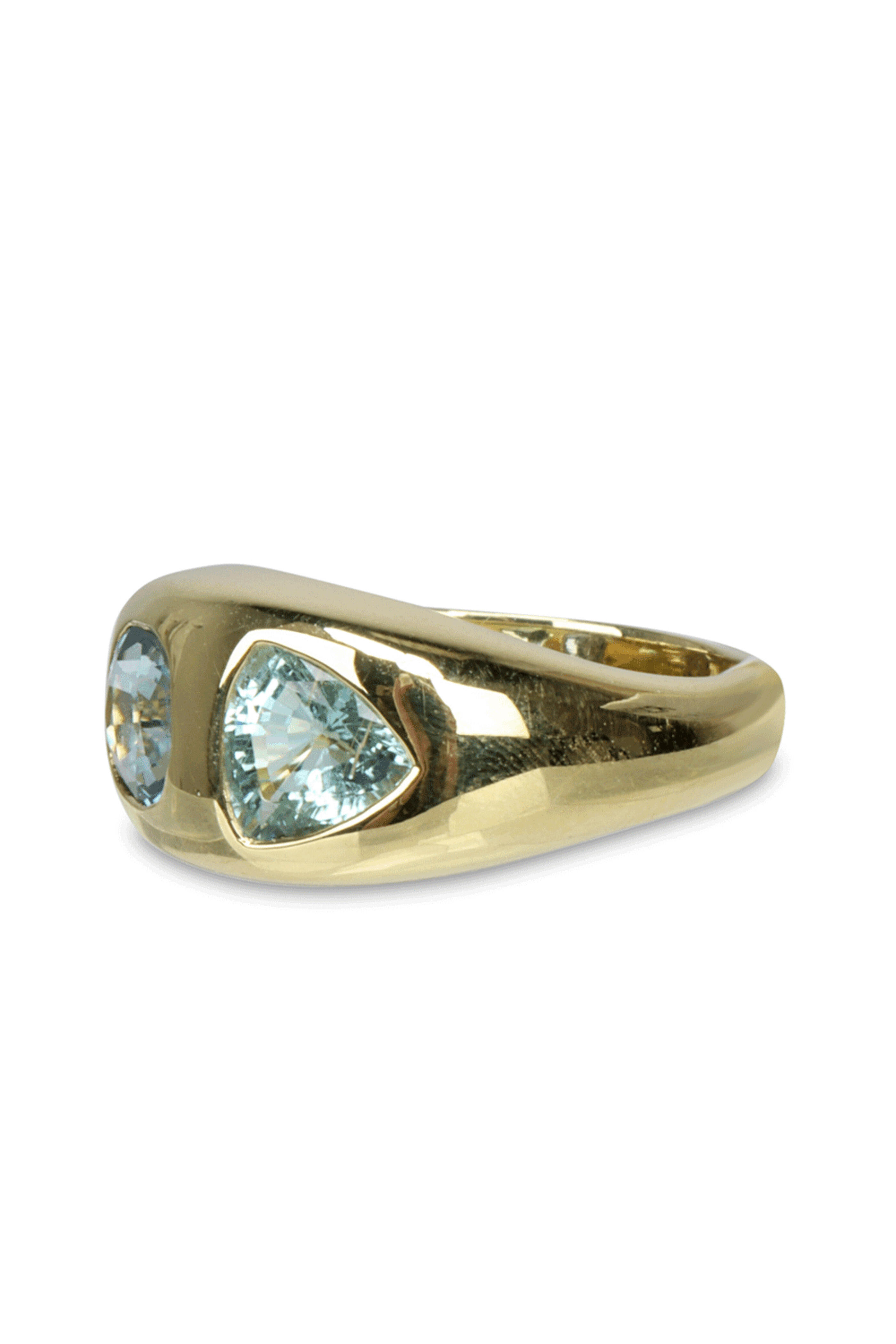 Lauren K - Paraiba Tourmaline & Blue Sapphire Olena Ring