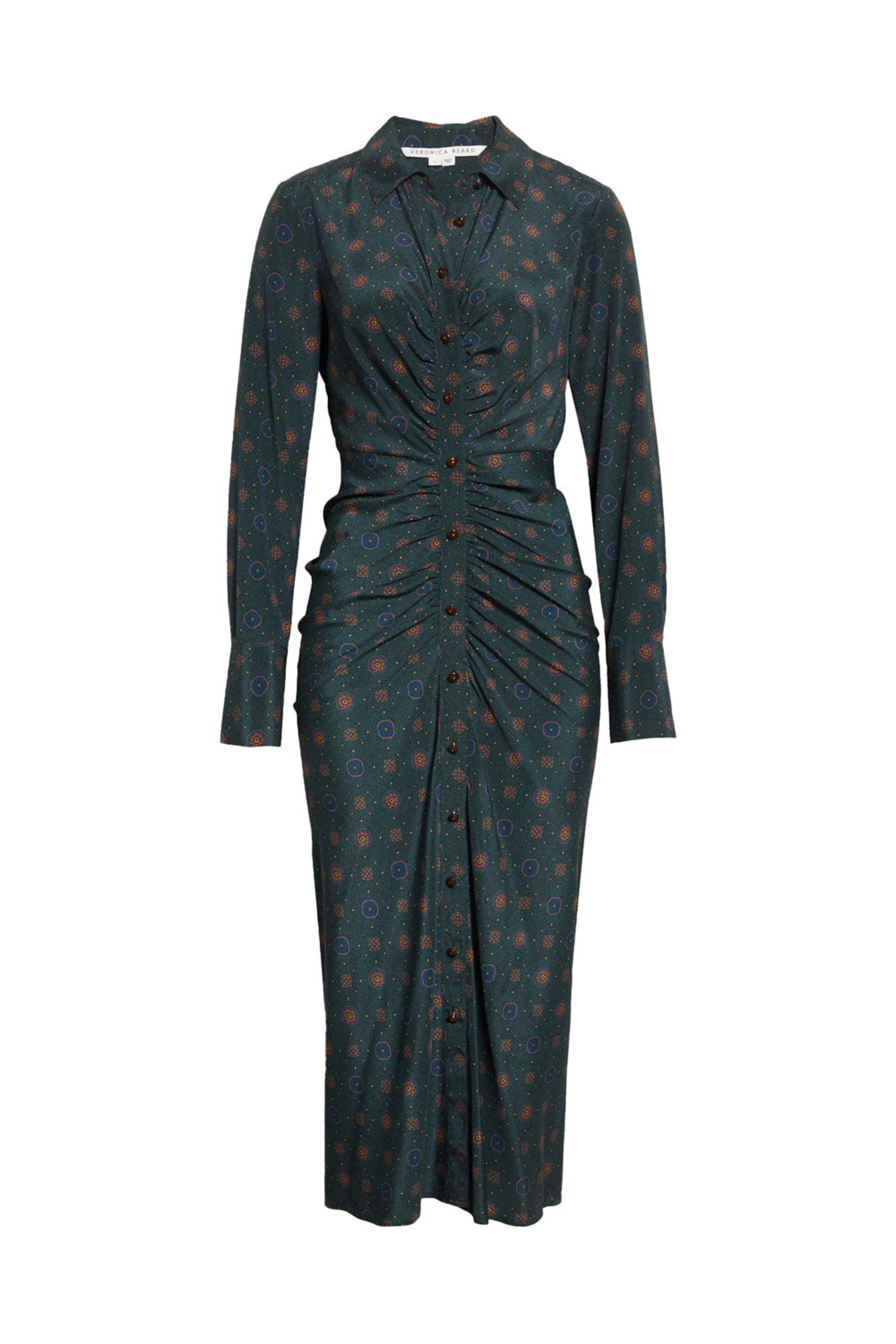 Veronica Beard - Emerald Multi Mesika Dress