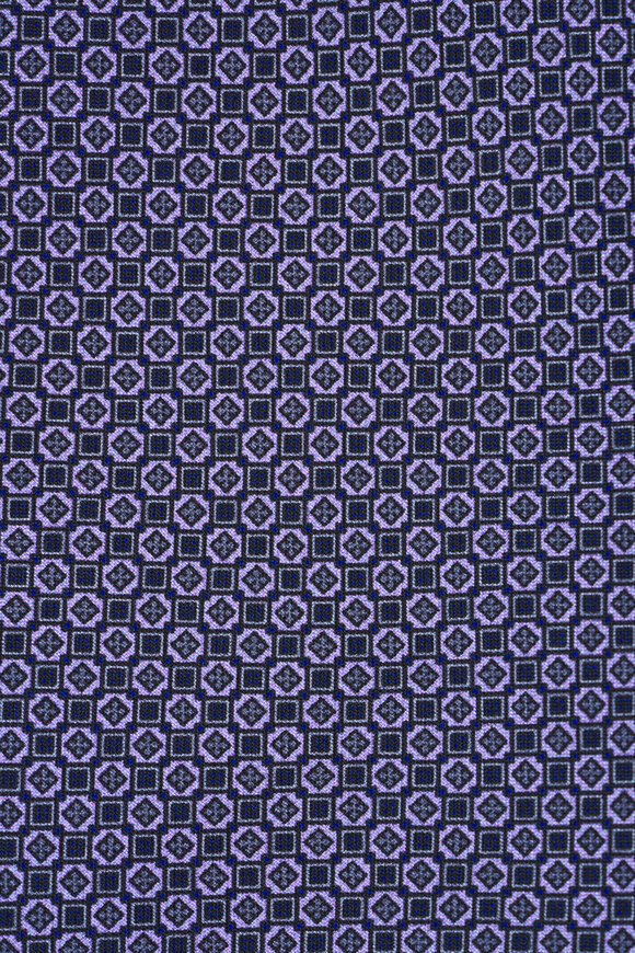 Brioni Midnight Micro Motif Print Silk Necktie - view 2