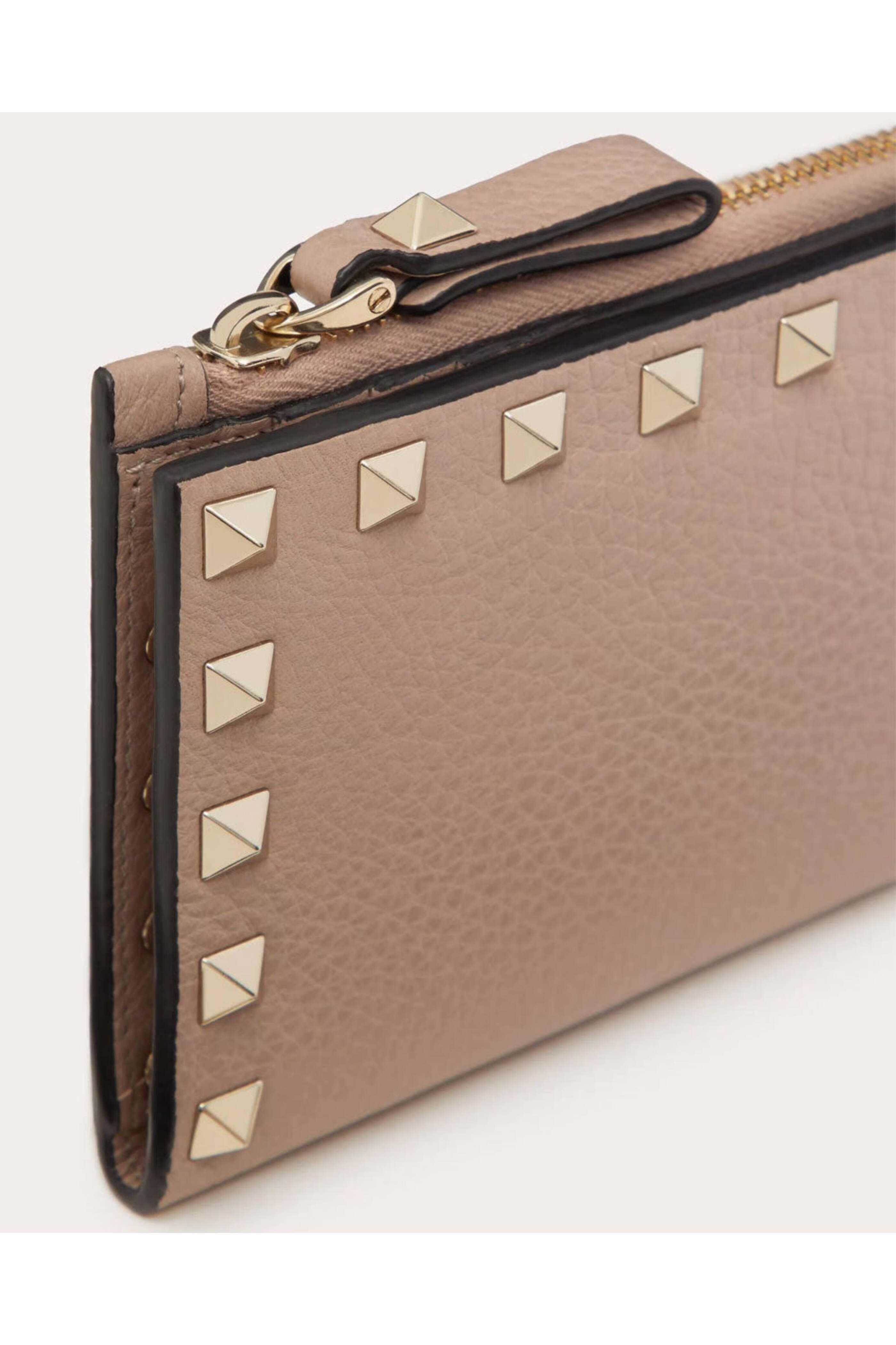 Valentino Garavani - Rockstud Coin Purse and Cardholder in Poudre