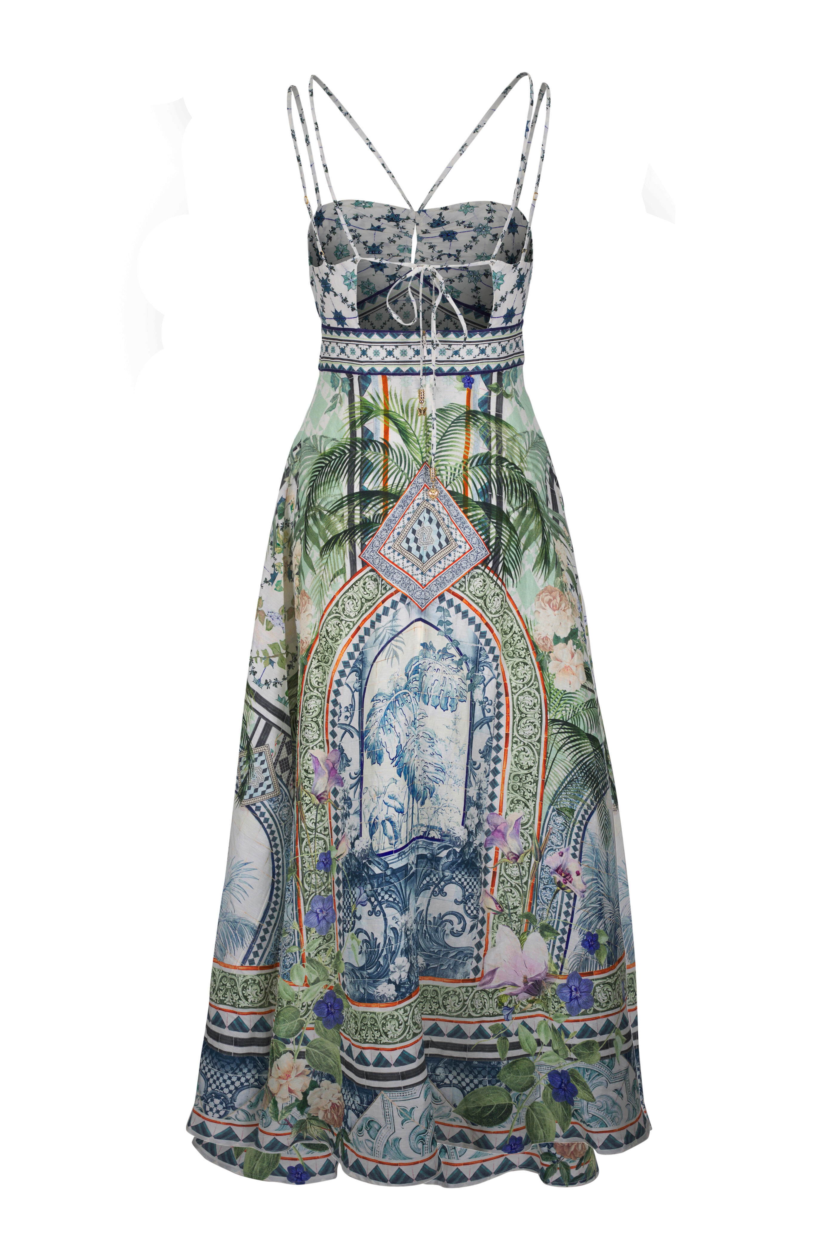 Camilla - Jardim Party Strap Detail Dress