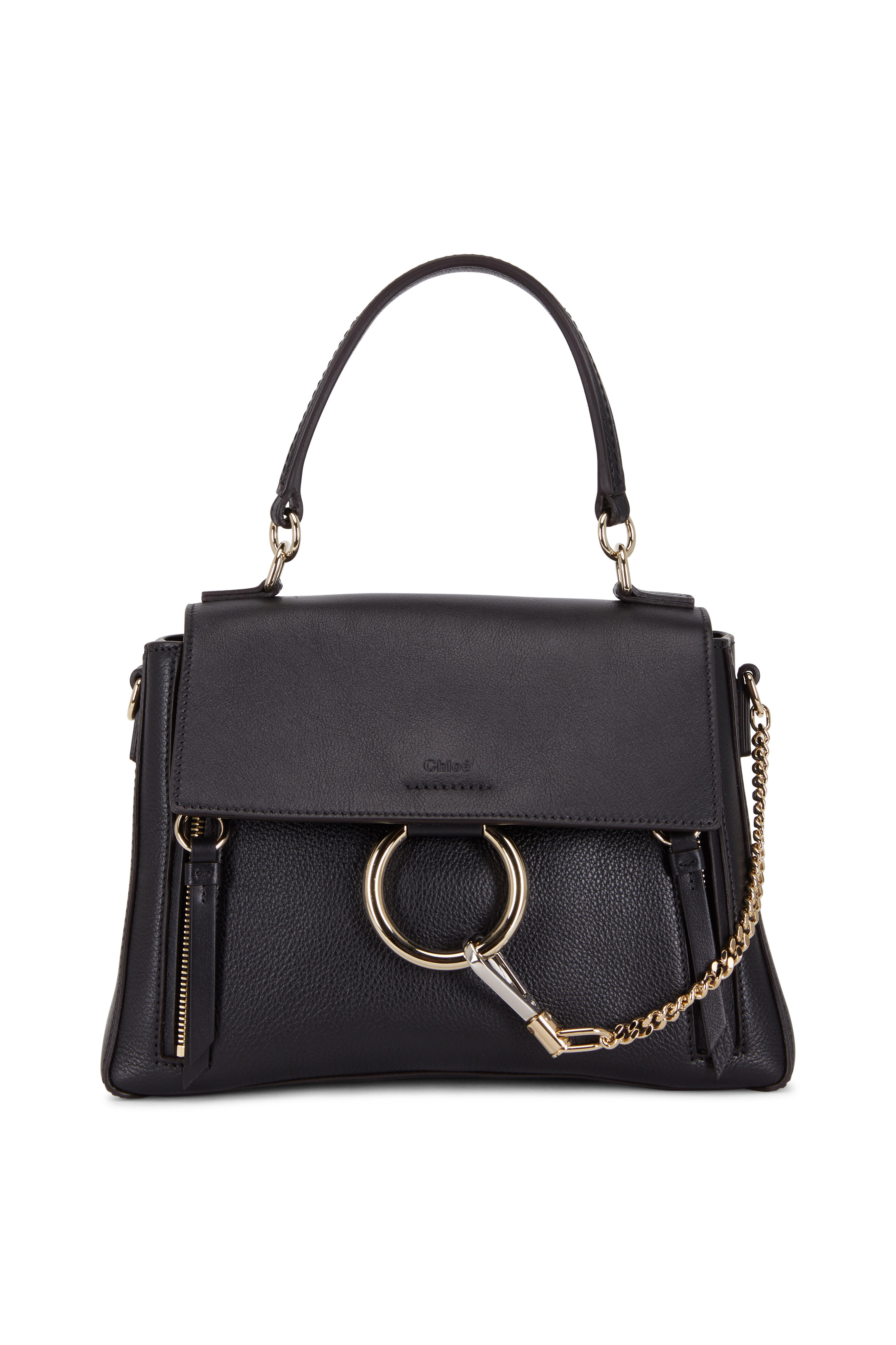 Chloé - Faye Black Leather Shoulder Bag