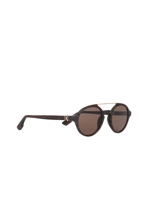 Kiton - KT504S Sole Dark Brown Sunglasses