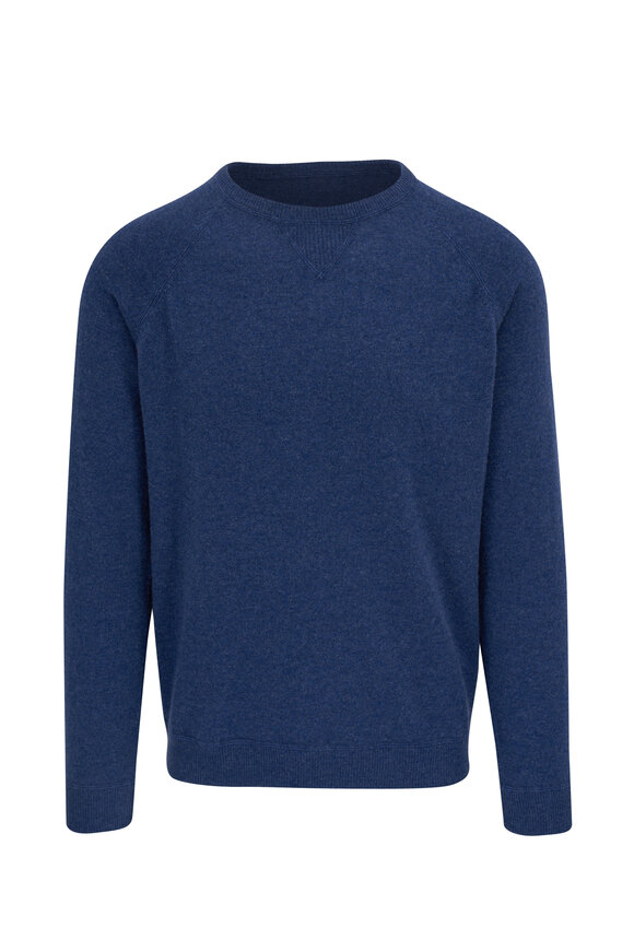 Kinross Midnight Blue Crewneck Sweater