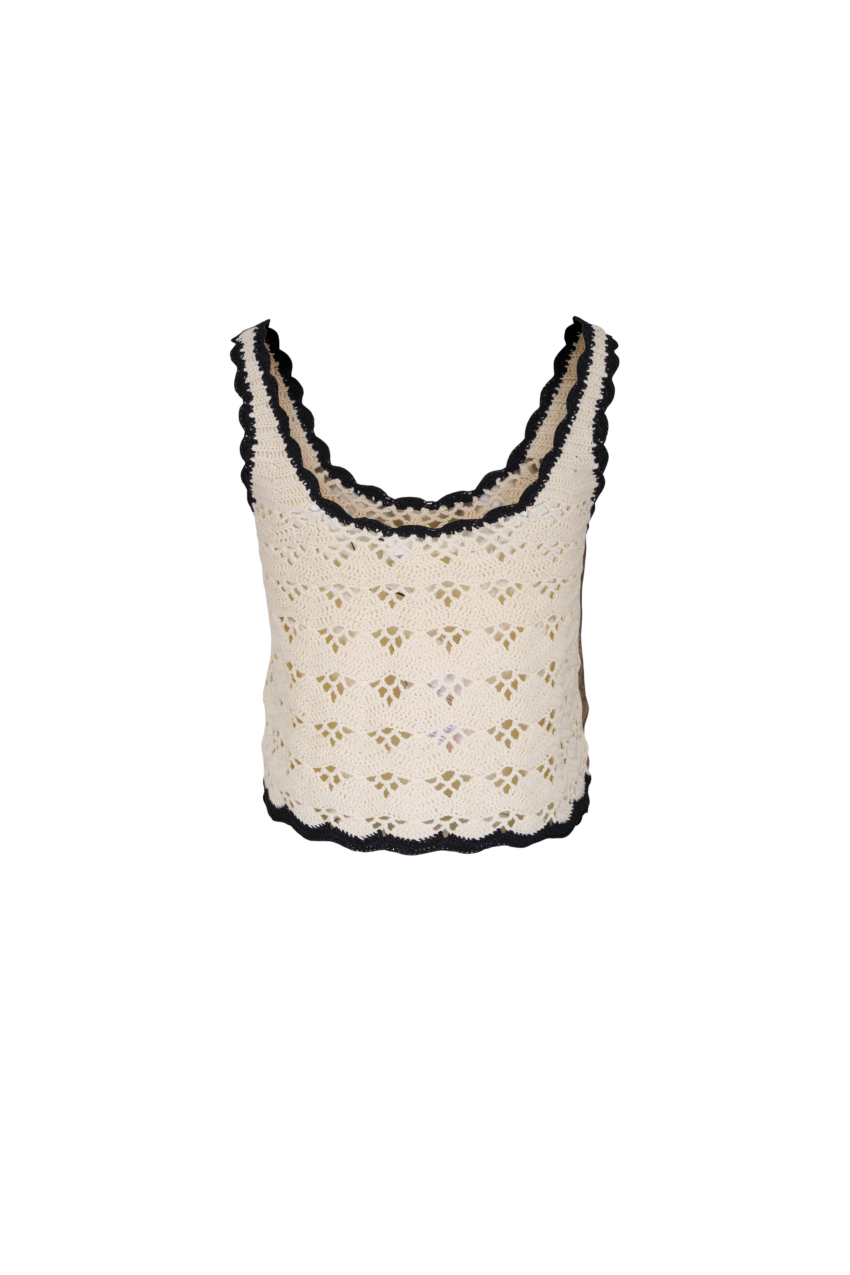Tシャツ・カットソー ZIMMERMANN RHIANNON CROCHET TANK TOP Zimmermann Cotton Rhiannon Crochet Tank Top | Harrods US