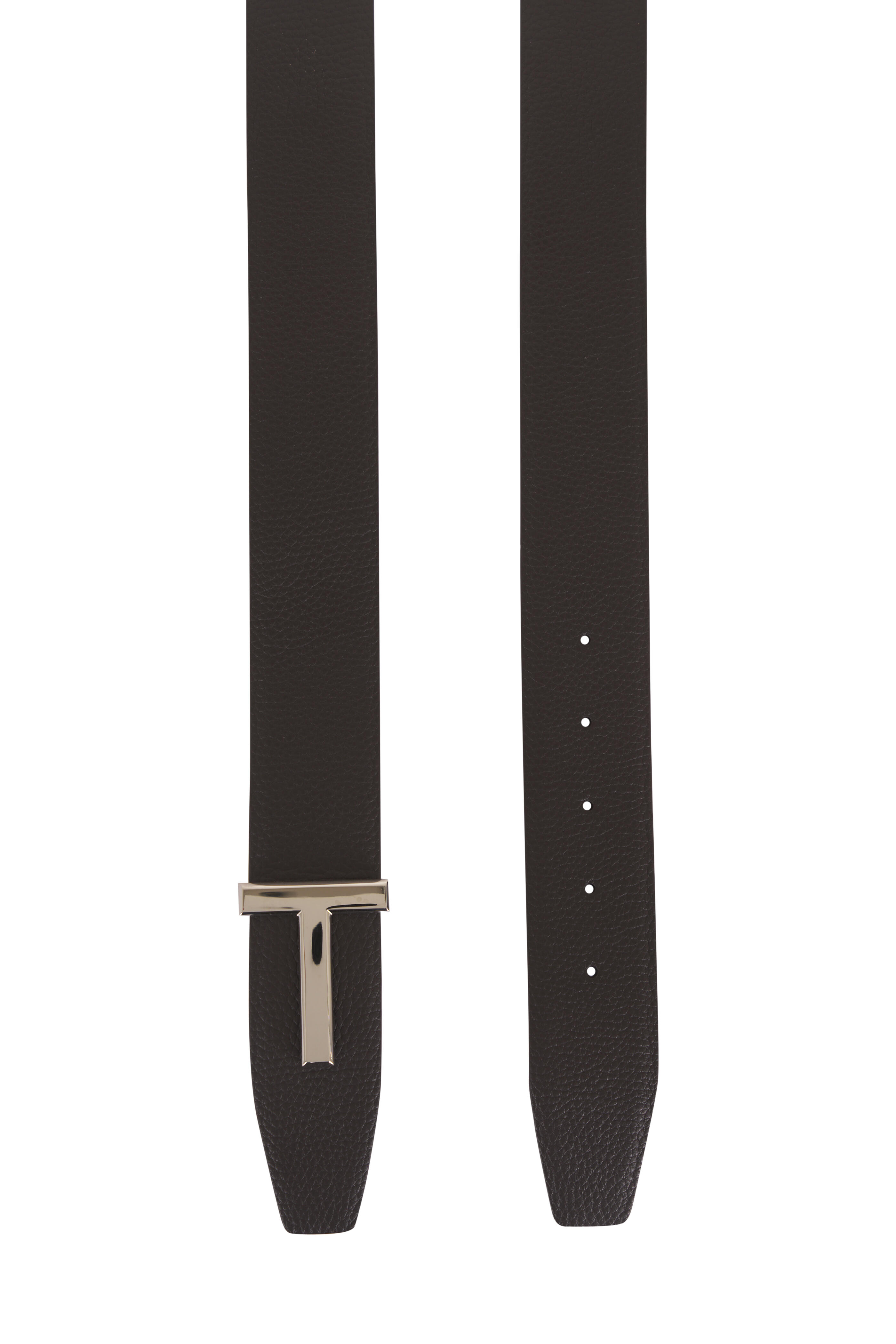 Tom Ford - Black & Brown Reversible Leather Belt