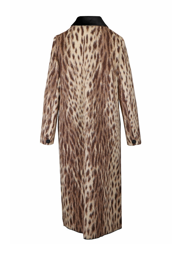 Forte Forte Royal Leopard Print Jacquard Coat - view 2