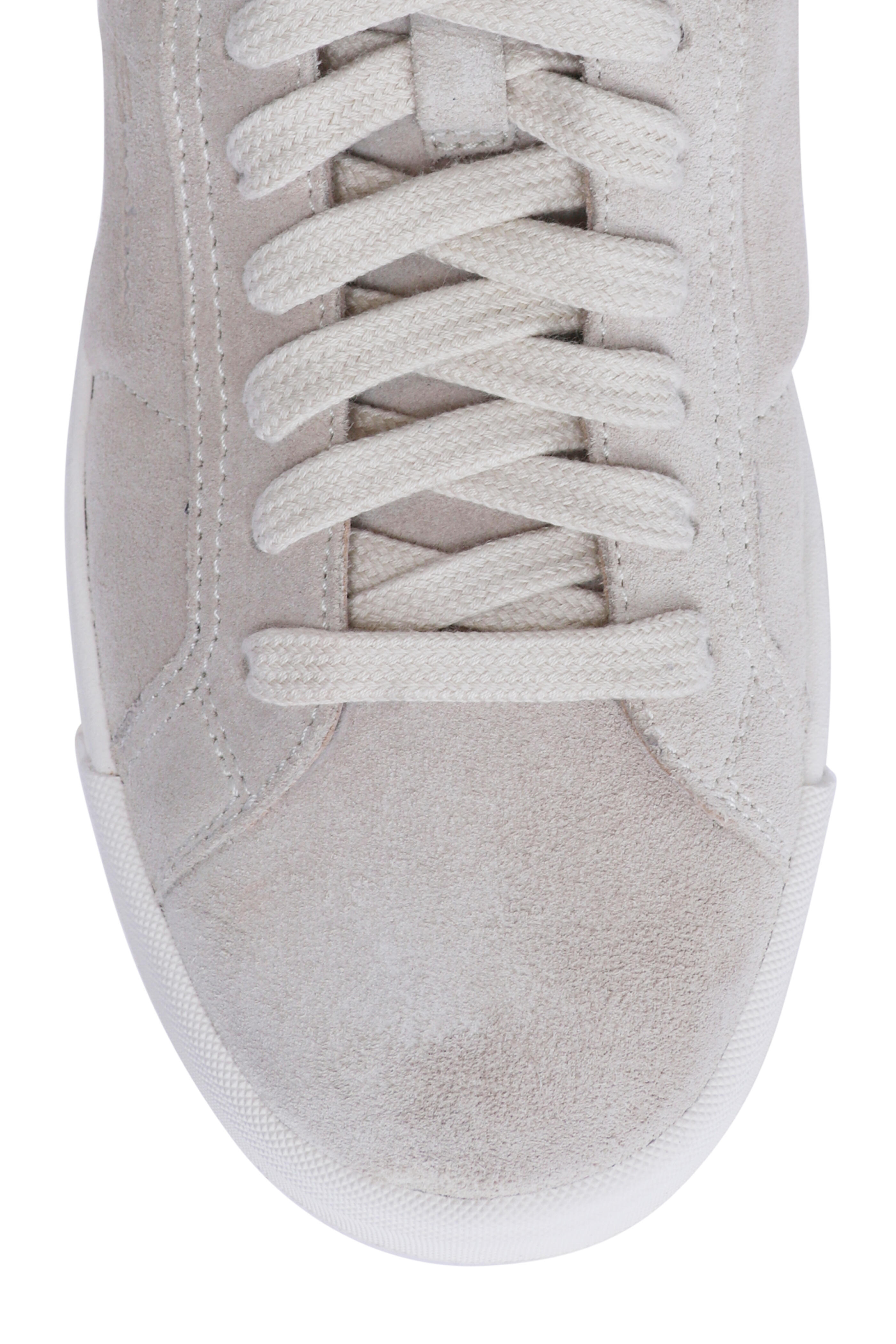 Santoni - DBS Beige Shearling High Top Sneaker