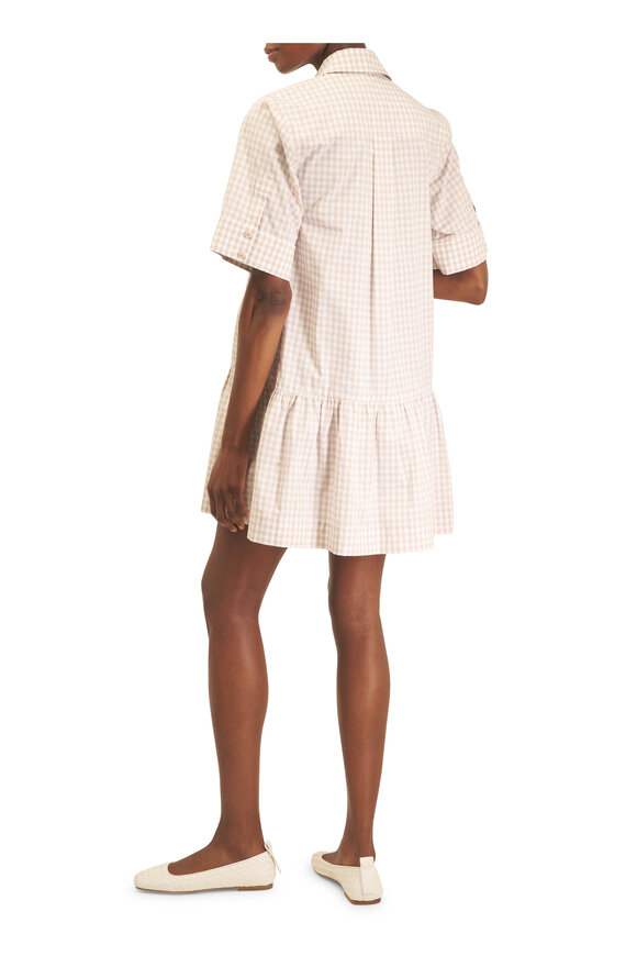 Simkhai Criss Sand Gingham Dress - view 4