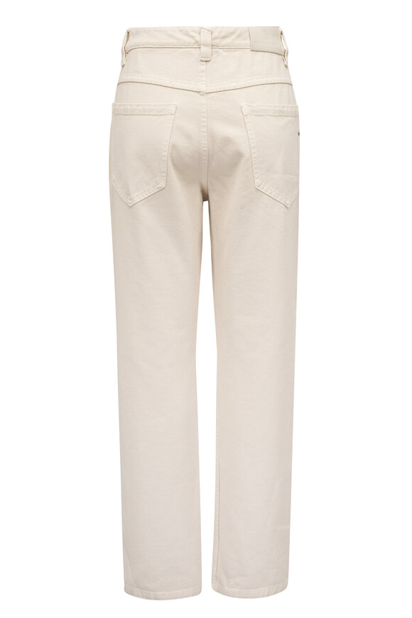 Brunello Cucinelli Oat Cotton Straight Leg Jean - view 6