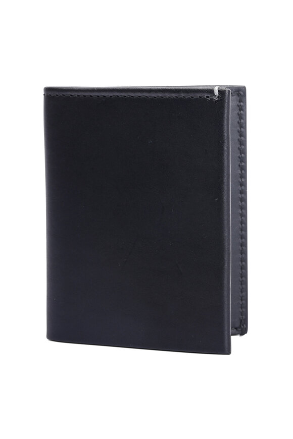 Troubadour - Black Slim Leather Wallet 