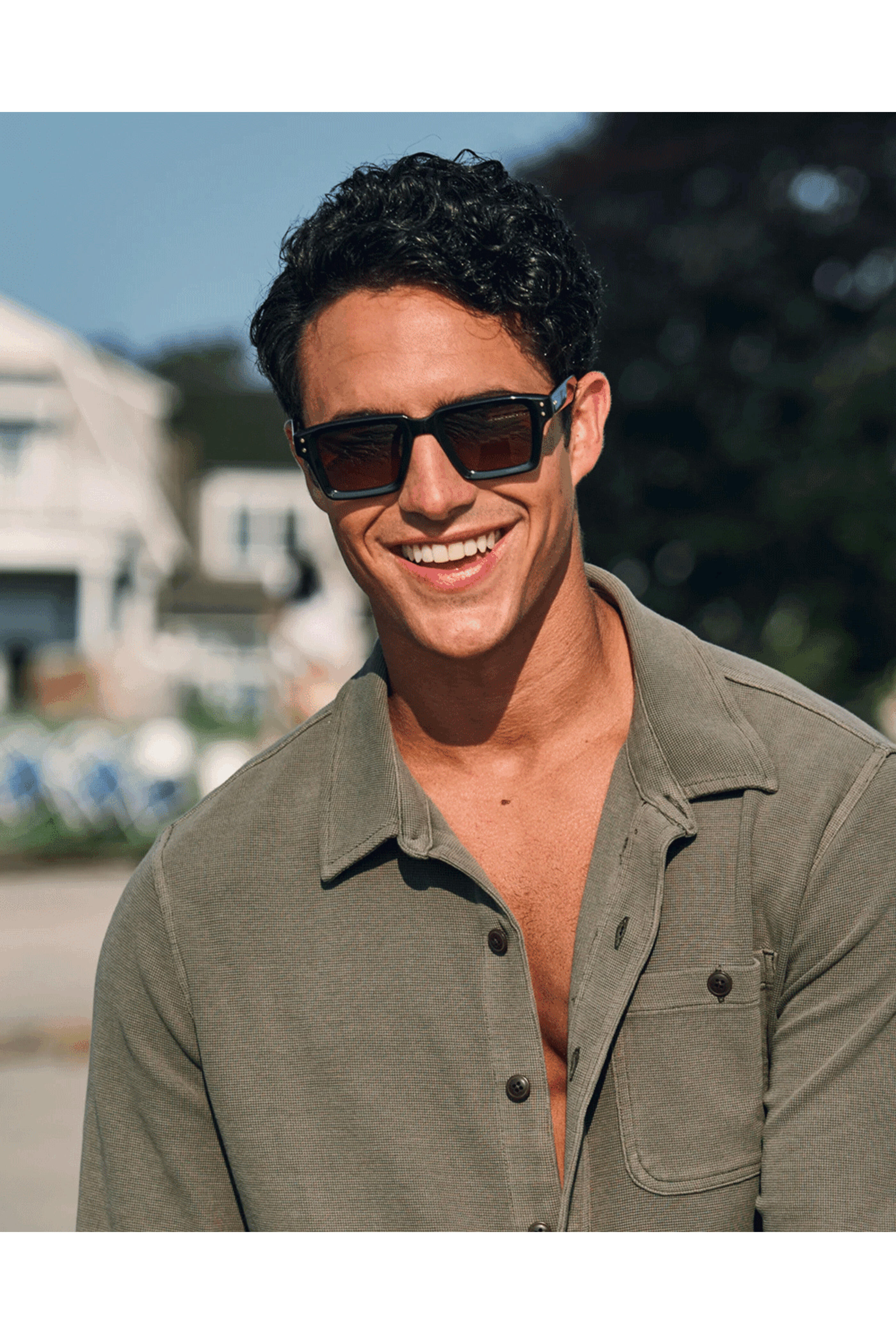 Krewe - Carter Sunglasses in Black Tea