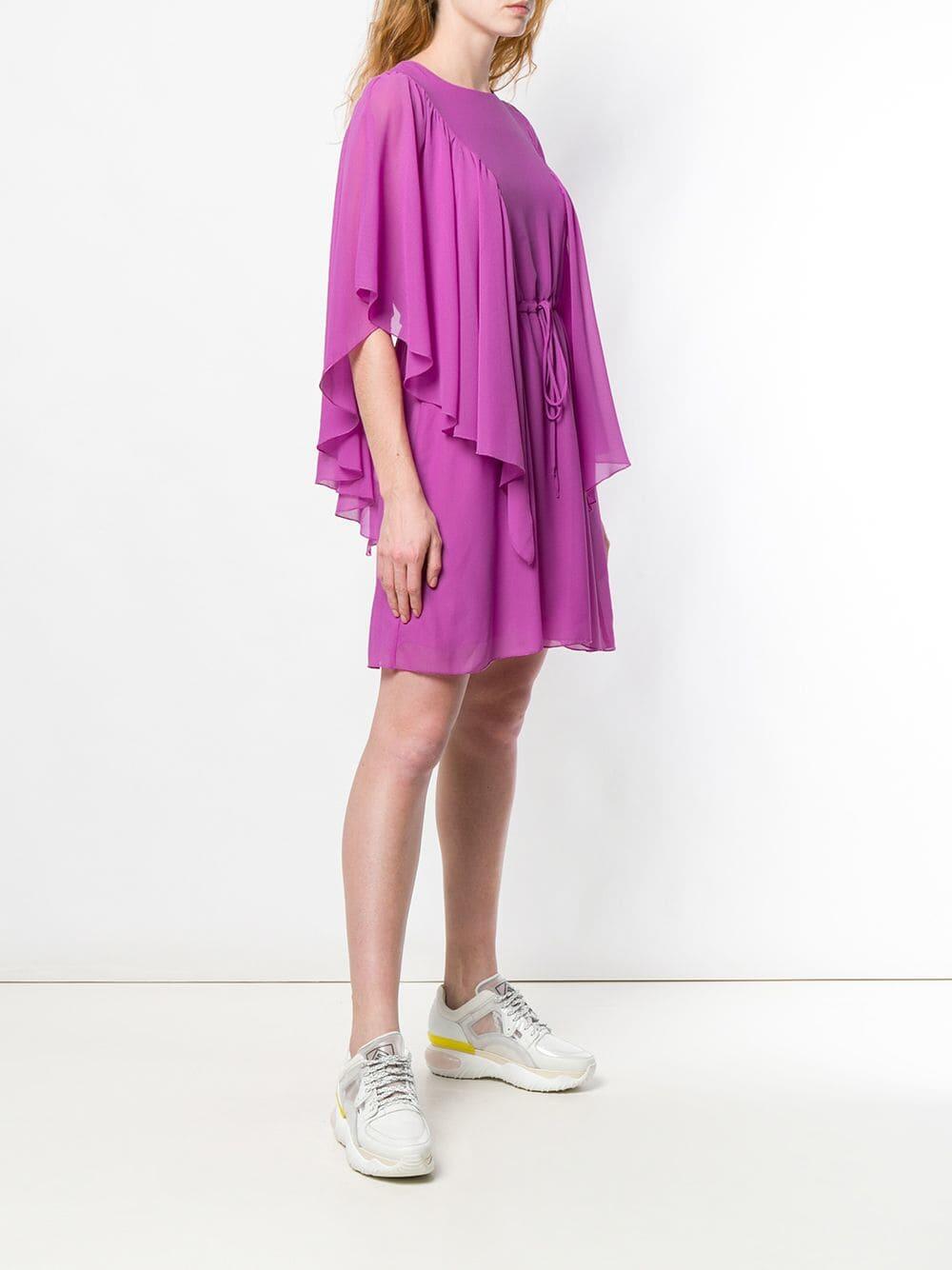 will+Dress Season2 ソフィー・ベル Bella Off Shoulder Frill Mini Dress - Strawberry Pink – LEO LIN