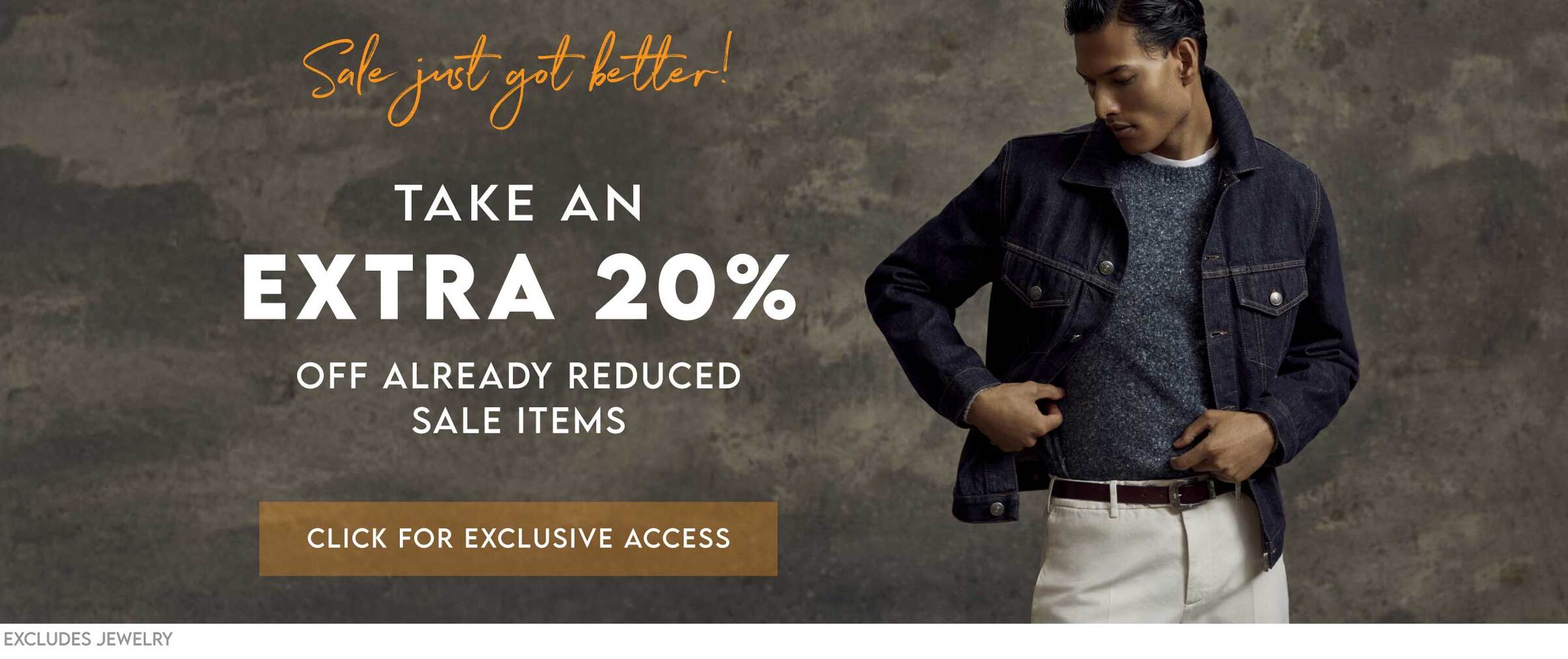 Men's Fall Sale is on