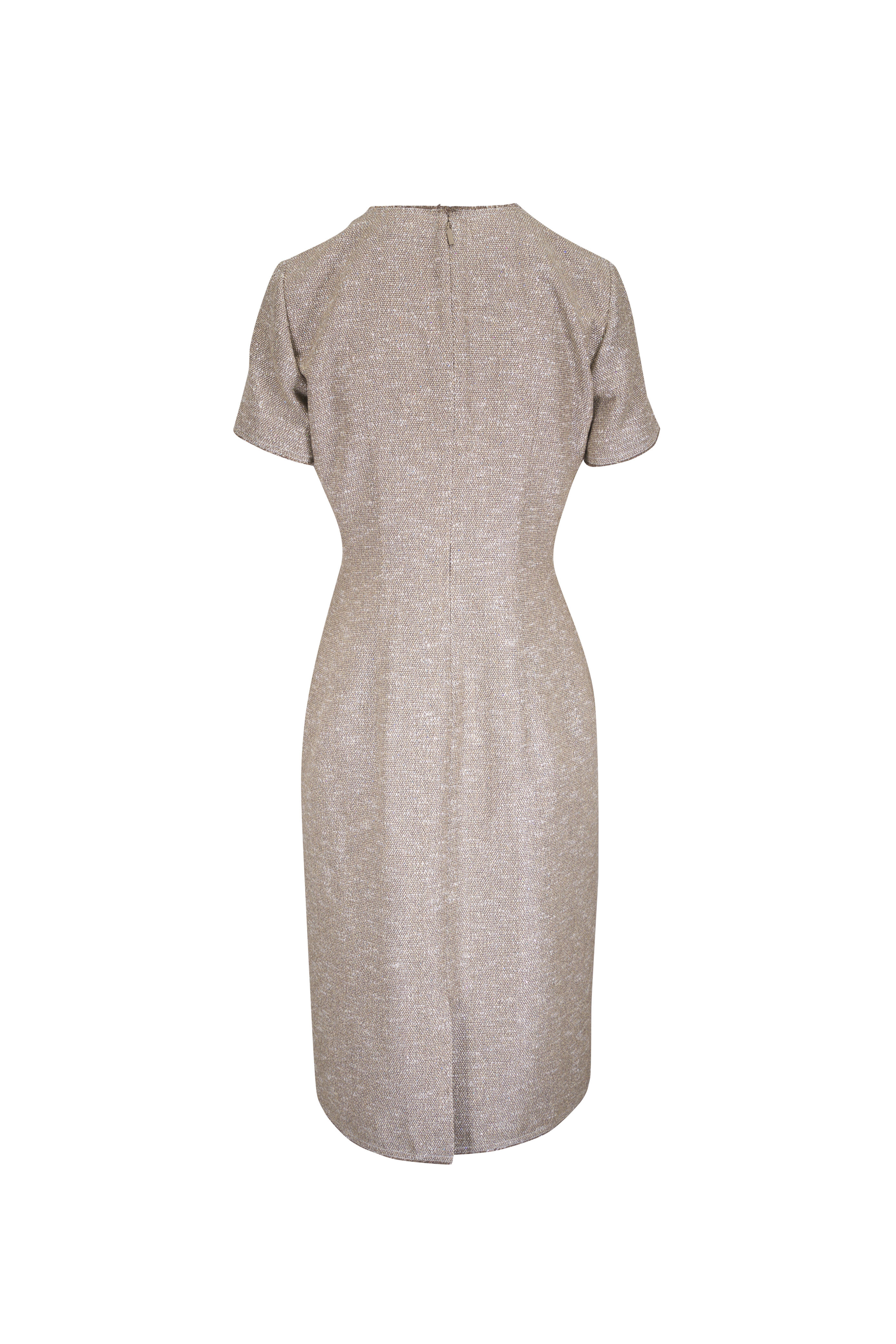 short sleeve sequin sheath dress Short Sleeve Sequin Short Semi-Formal Dress
