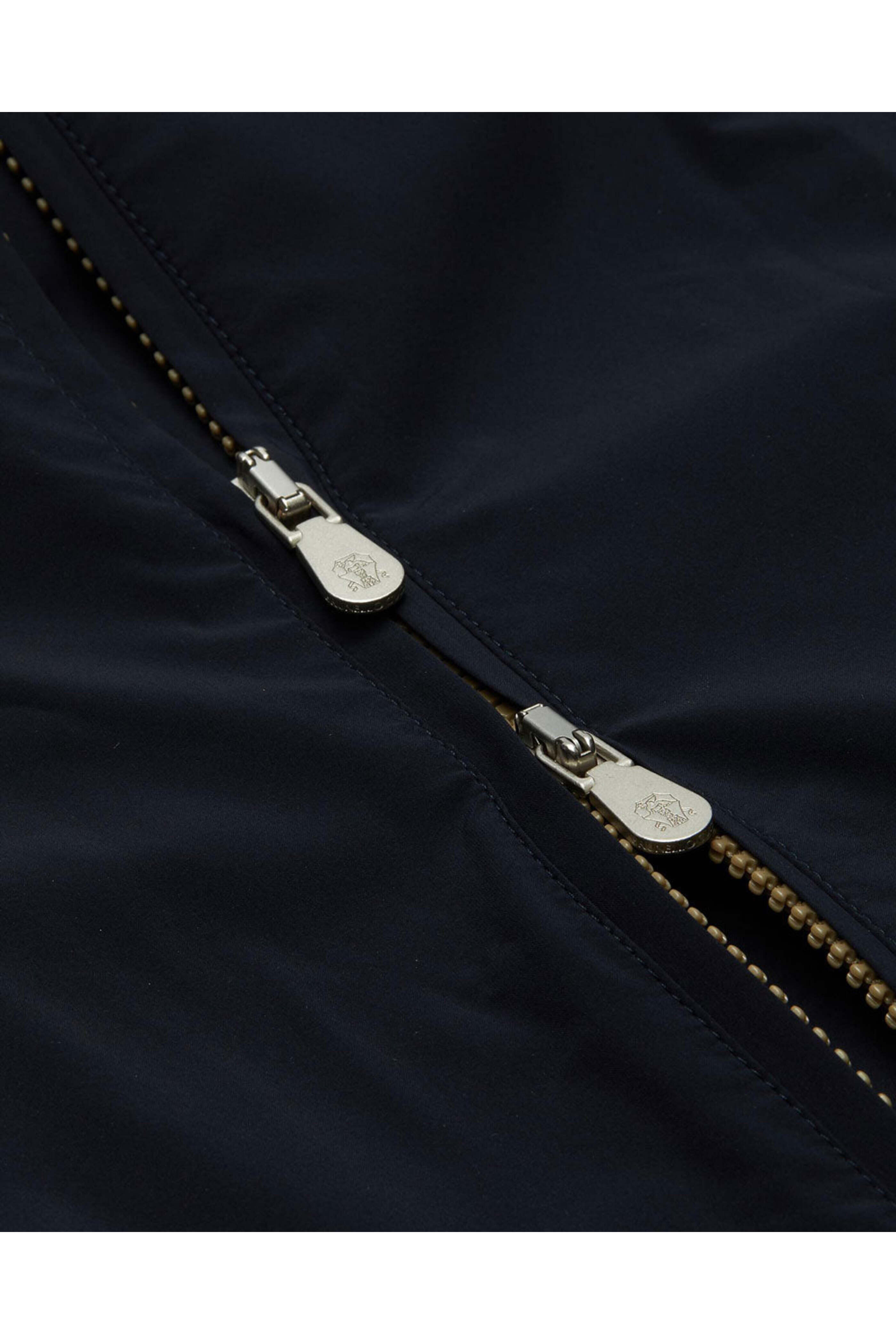 Brunello Cucinelli - Navy Stretch Bomber Jacket