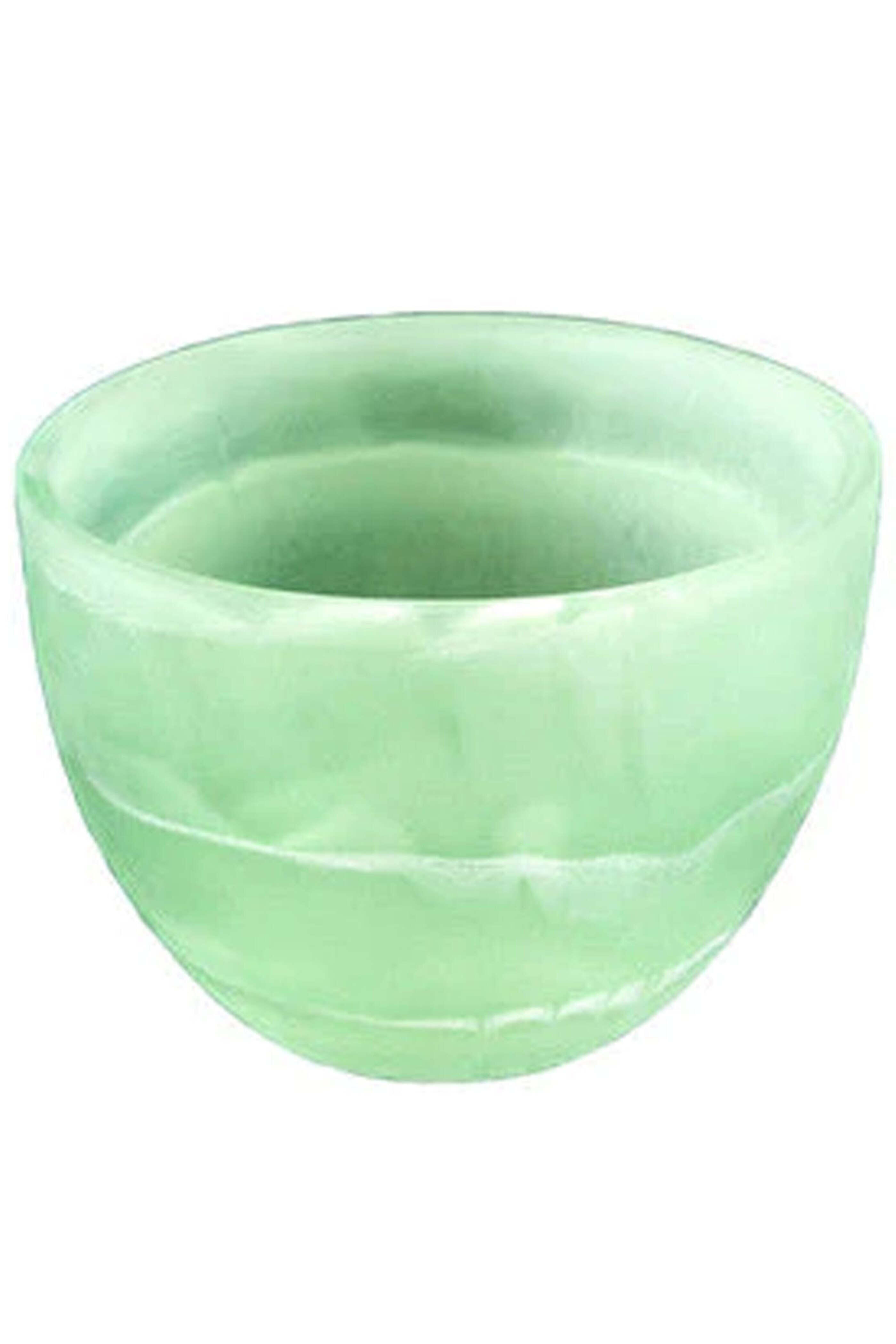 Nashi Home - Small Deep Bowl in Mint Swirl
