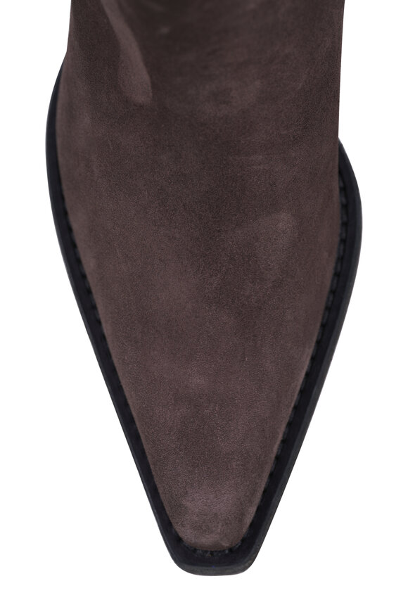 Khaite Clive Umber Suede Boot, 35mm - view 5
