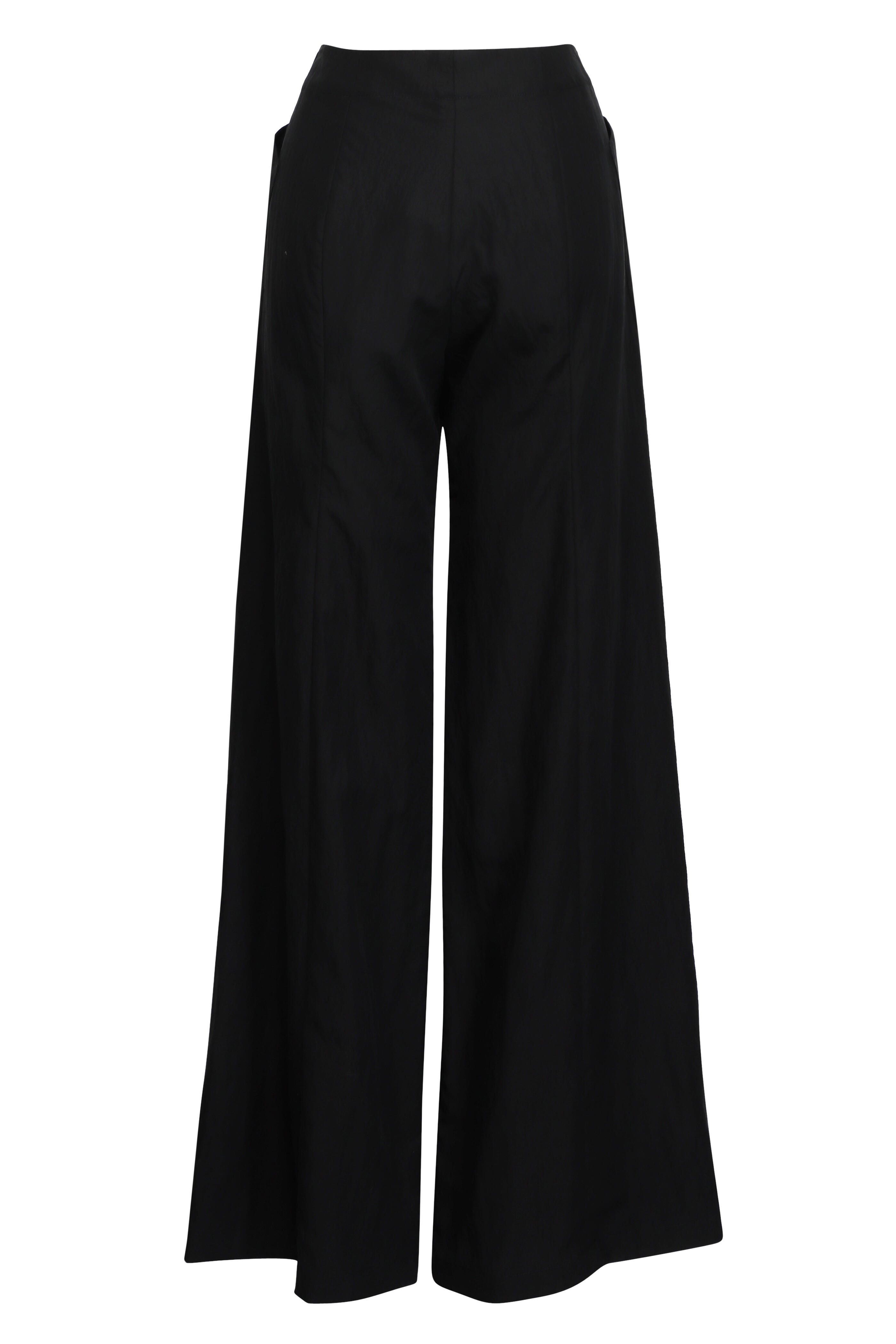 Zero + Maria Cornejo - Eda Black Para Drape Wide Pant