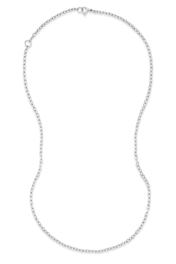 Nam Cho 18k White Gold Handmade Chain