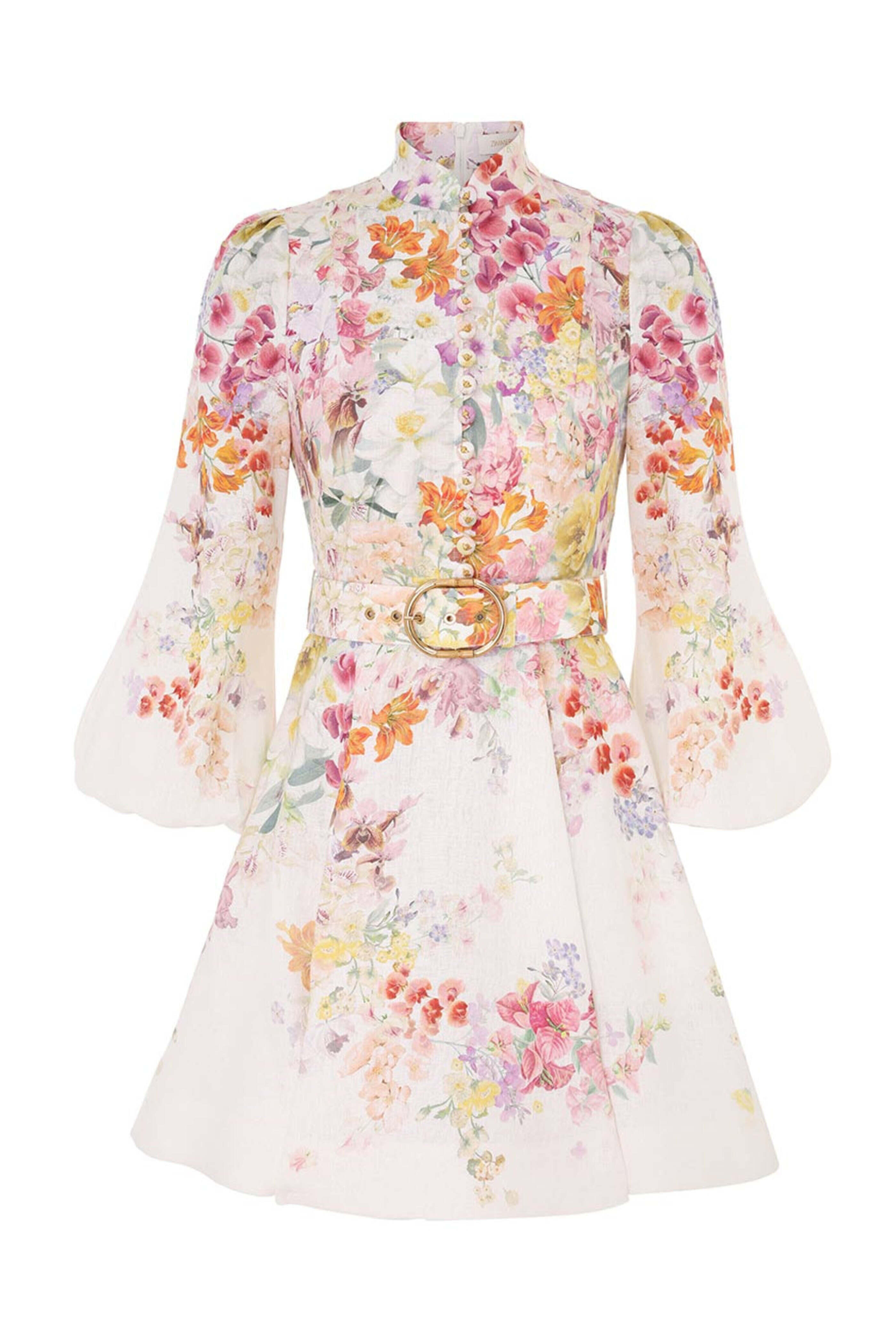 Zimmermann - Kaleidoscope Garden Natura Mini Dress