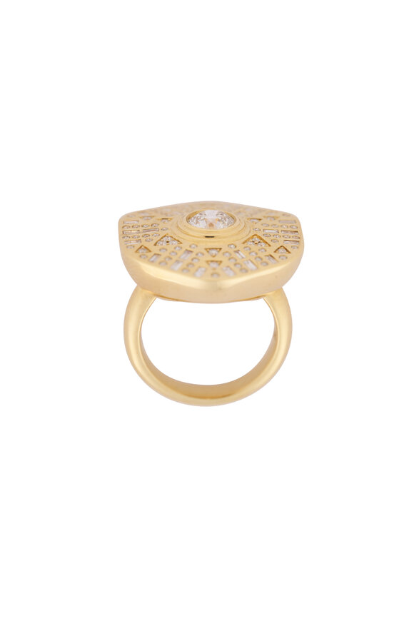 Harwell Godfrey Stardust Major Cocktail Ring - view 2