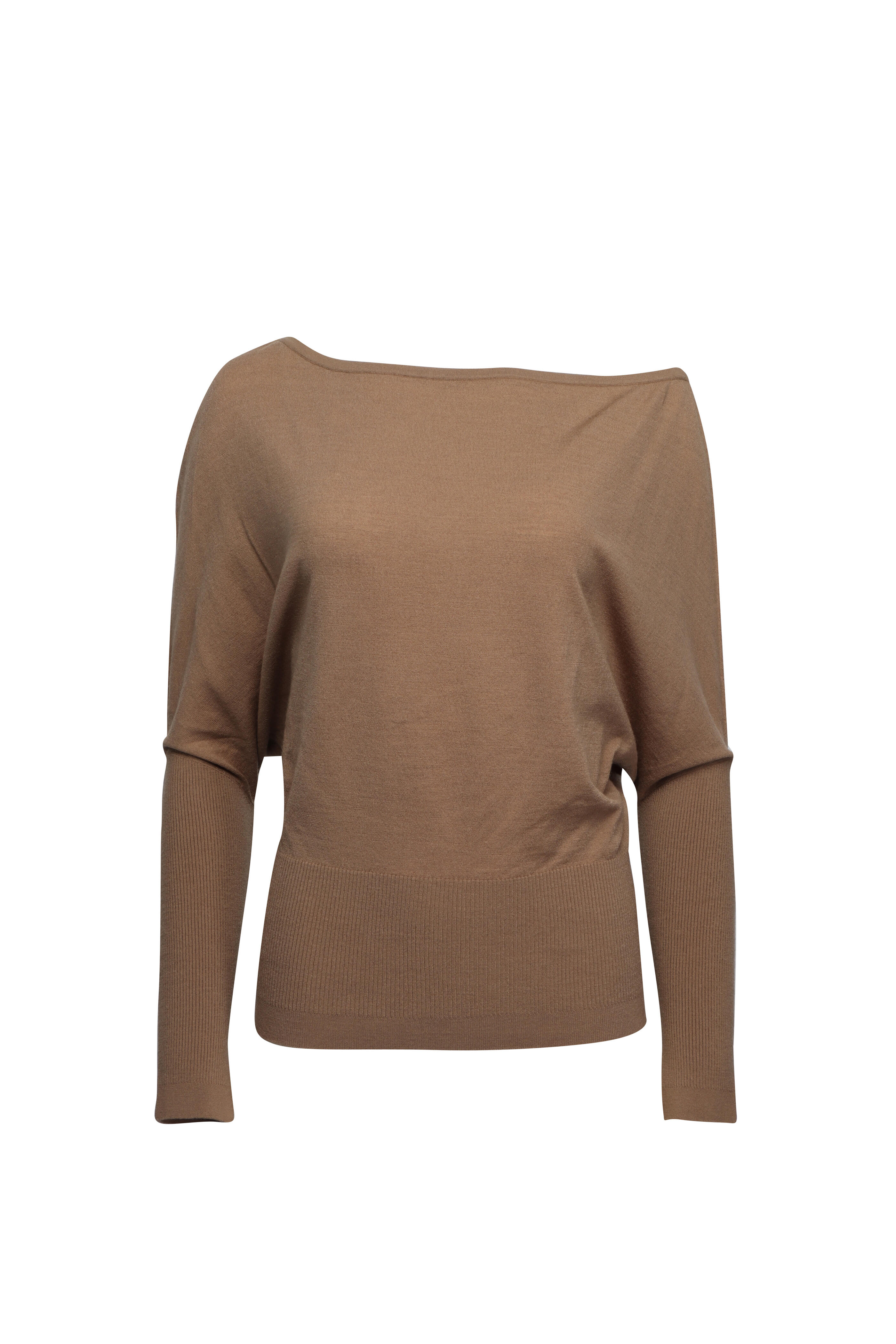 Simkhai - Lavina Camel Off The Shoulder Sweater