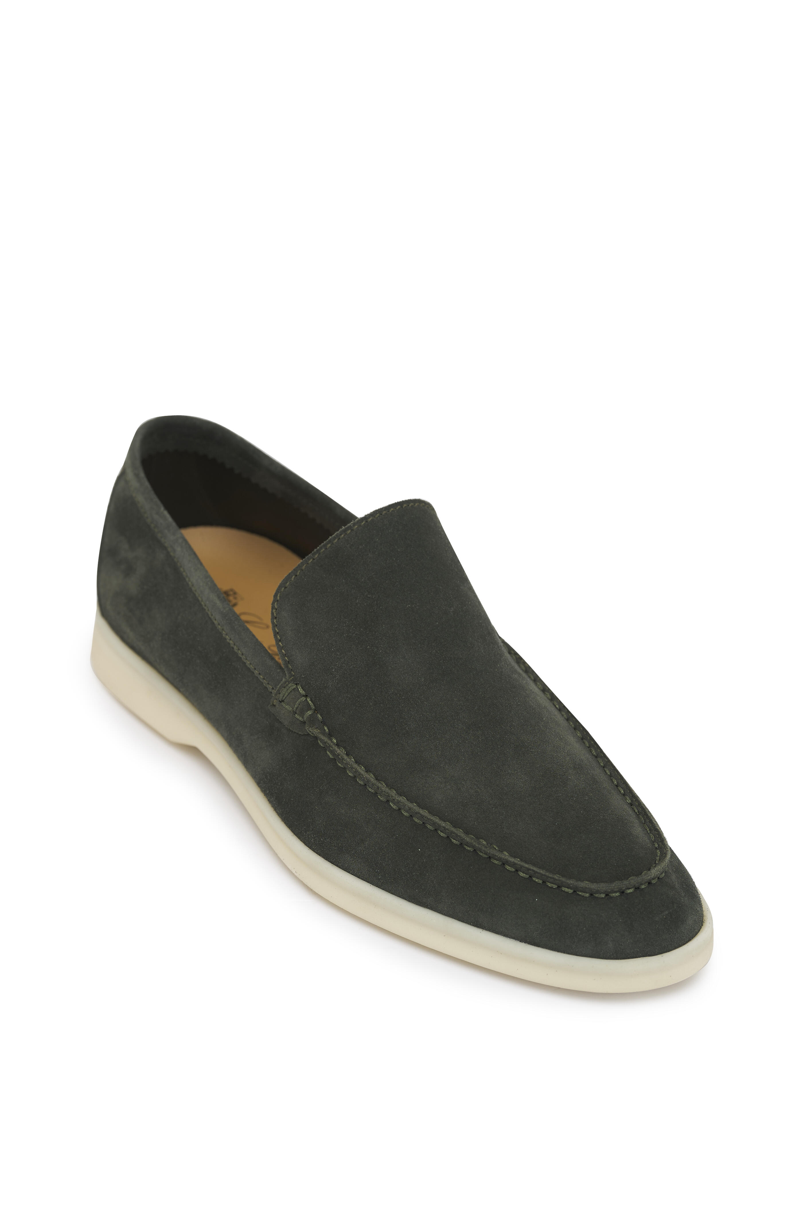 Loro Piana - Summer Walk Mimetico Suede Loafer | Mitchell Stores Loro Piana - Summer Walk Mimetico Suede Loafer | Mitchell Stores