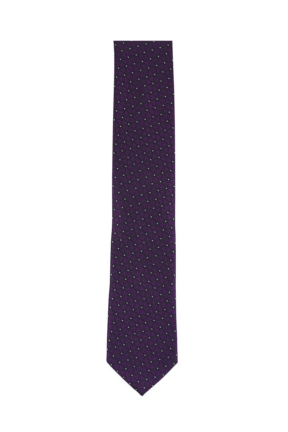 Brunello Cucinelli - Navy Blue Wool Necktie | Mitchell Stores