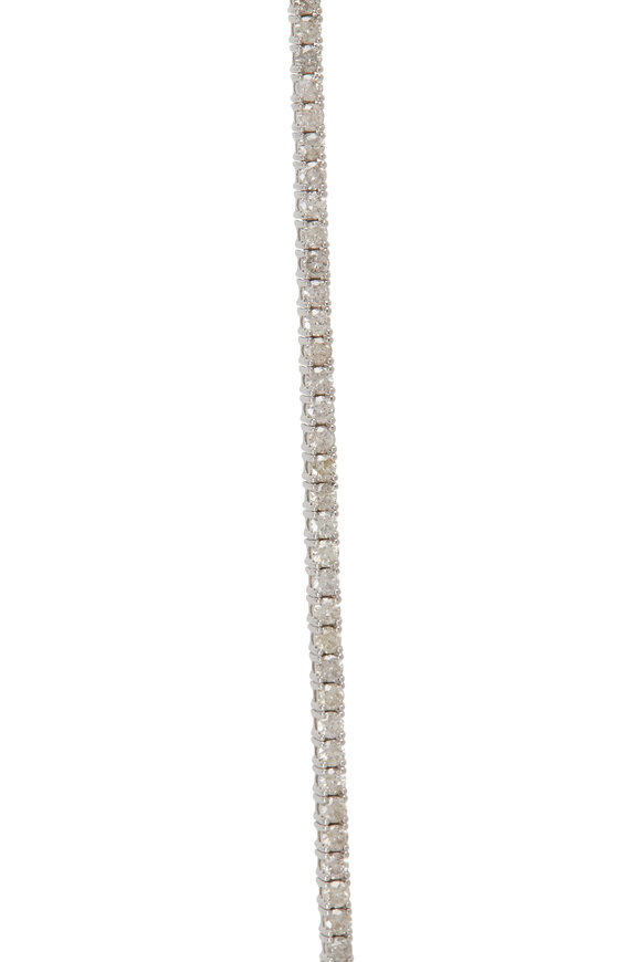 Kai Linz - White Gold & White Diamond Tennis Bracelet 