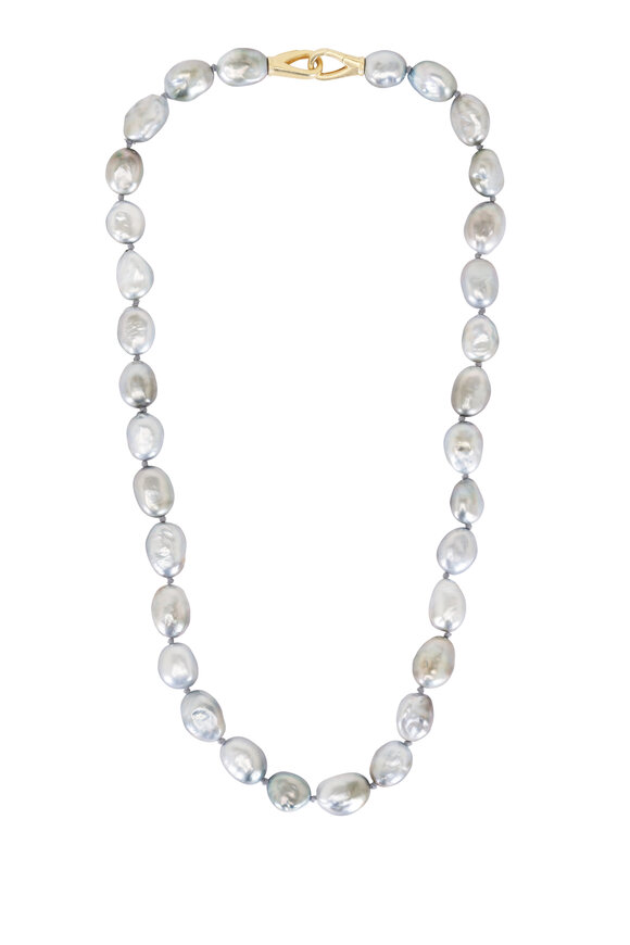 Aaron Henry 18k Yellow Gold Pearl Necklace