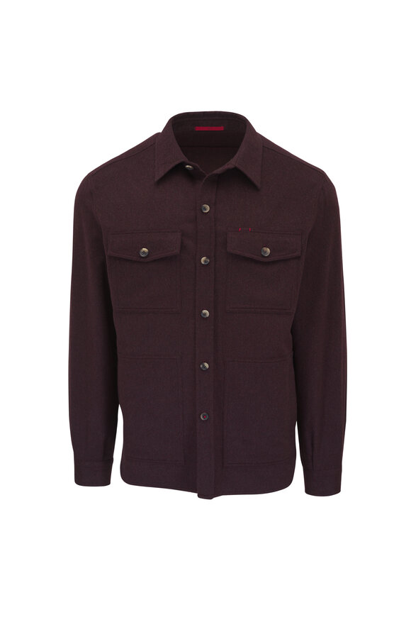 Zegna - Oasi Tan Linen Overshirt | Mitchell Stores
