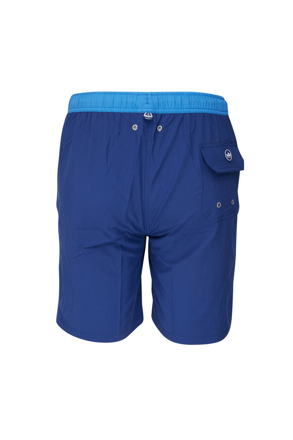 Peter Millar - Crown Club Atlantic Blue Swim Trunks