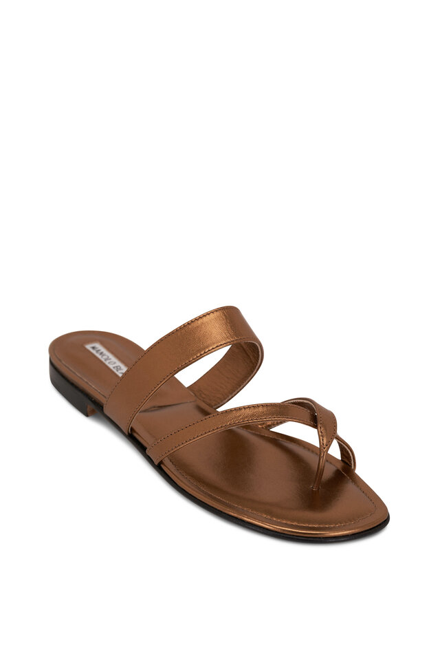 サンダル・ミュール Manolo Blahnik SANDAL (HAMZA1232204 BROWN) Manolo Blahnik SANDAL (HAMZA1232204 BROWN) (Manolo Blahnik