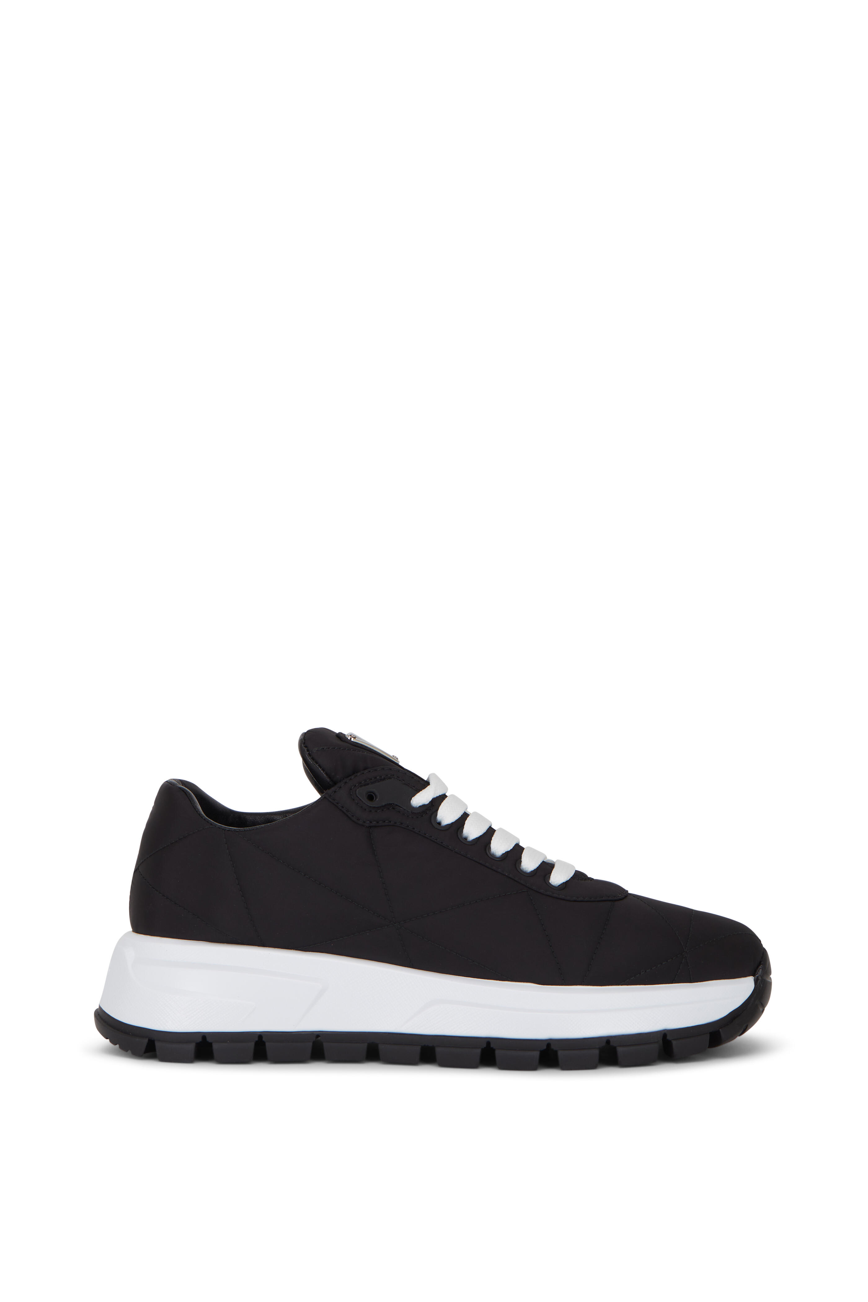 Prada - Prax 01 Black Nylon Low Top Sneaker | Mitchell Stores