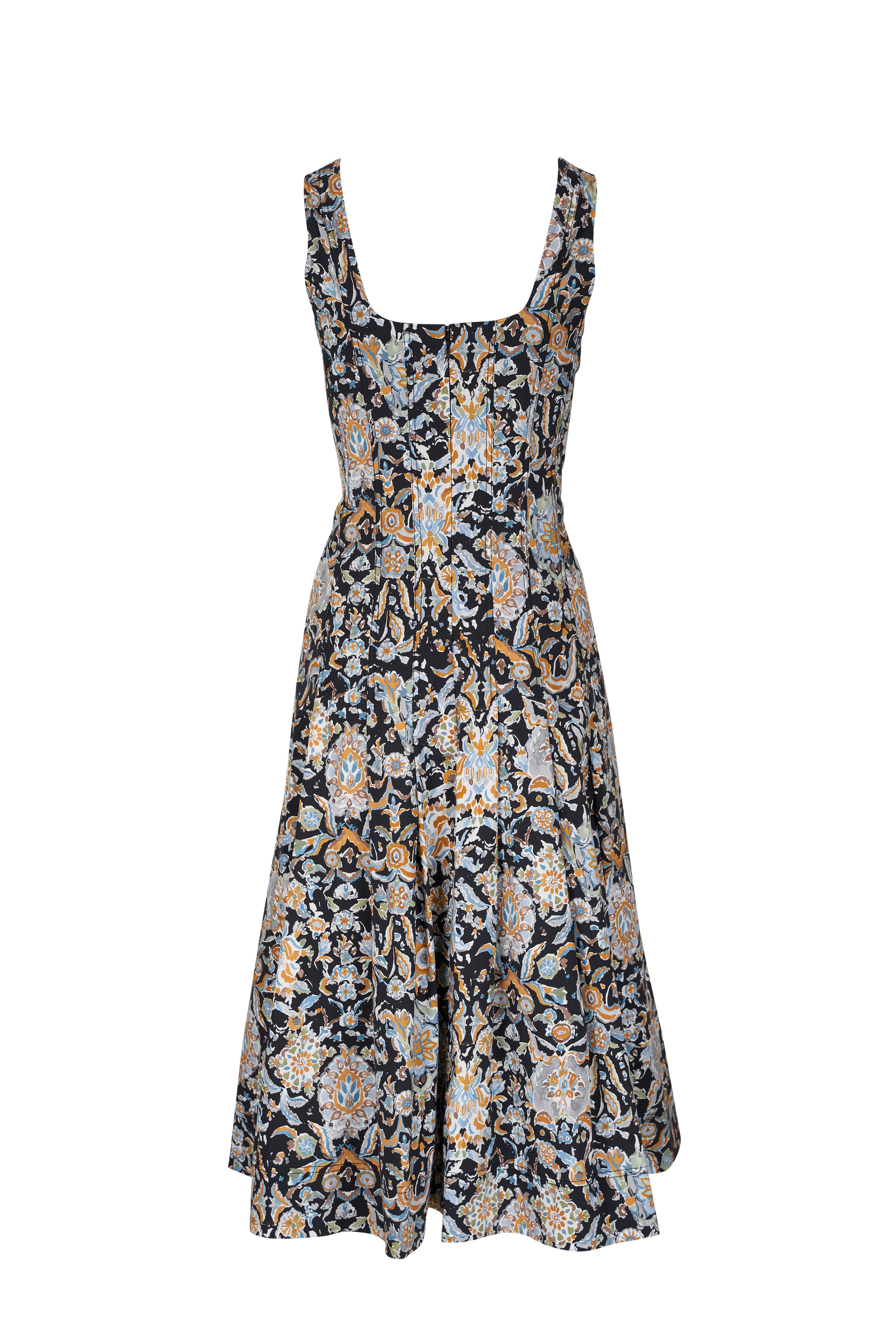 Veronica Beard - Jolie Black Multi Paisley Print Dress