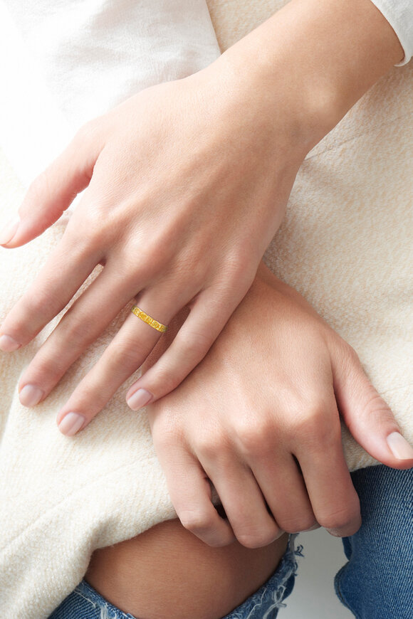 Kwiat 18k Yellow Gold Fancy Yellow Diamond Eternity Band