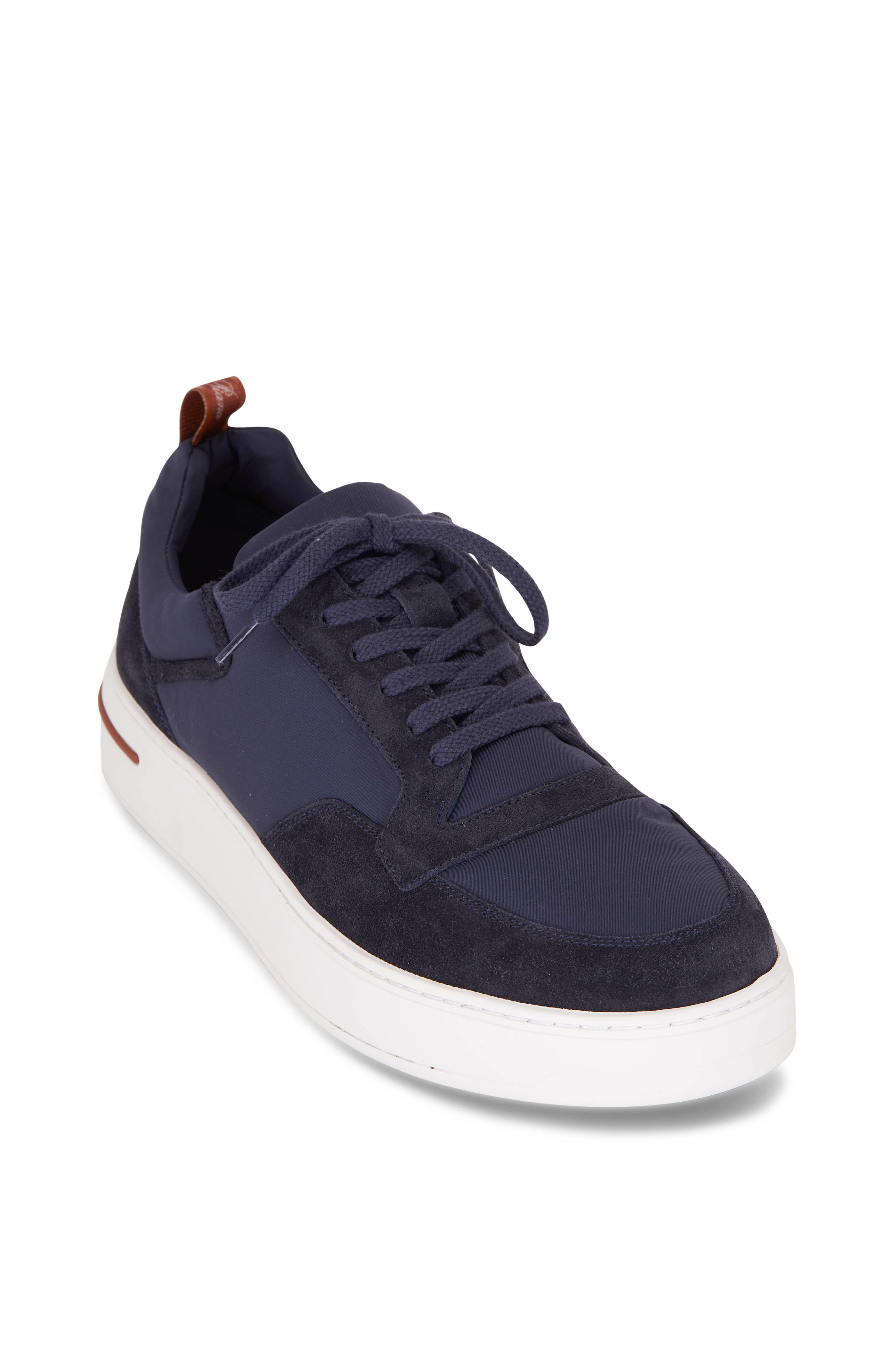 スニーカー Loro Piana Sneakers Loro Piana Loro Piana - Newport Walk Wish Navy Sneaker | Mitchell Stores