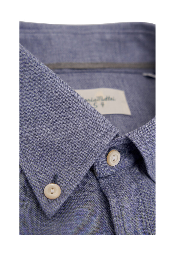 Tintoria - Light Blue Wool Blend Shirt 