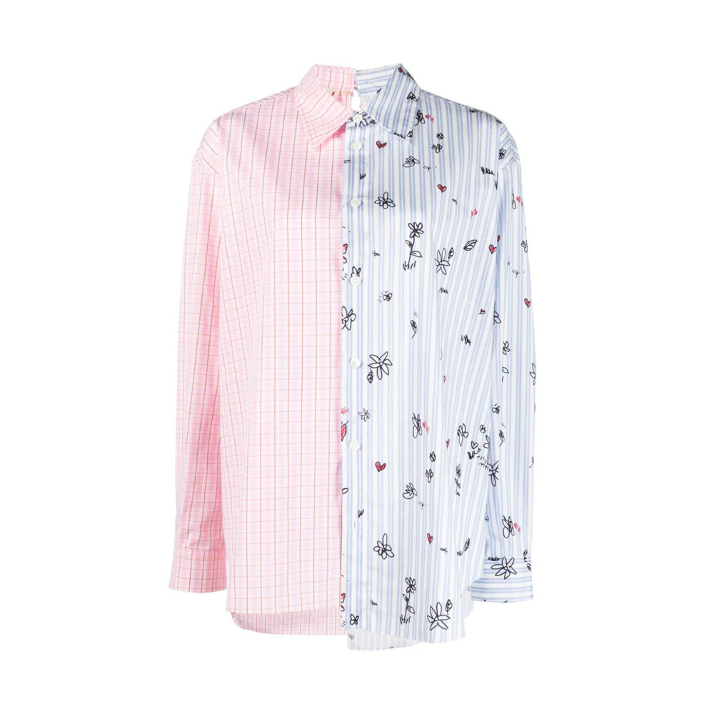Marni - Mixed Print Button Down Shirt | Mitchell Stores