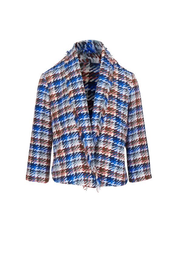 Peter Cohen Border Multicolor Uber Tweed Jacket - view 1