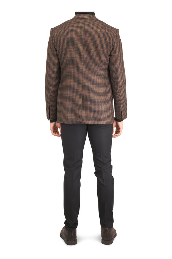 Tom Ford Damier Shelton Black & Brown Sportcoat - view 5