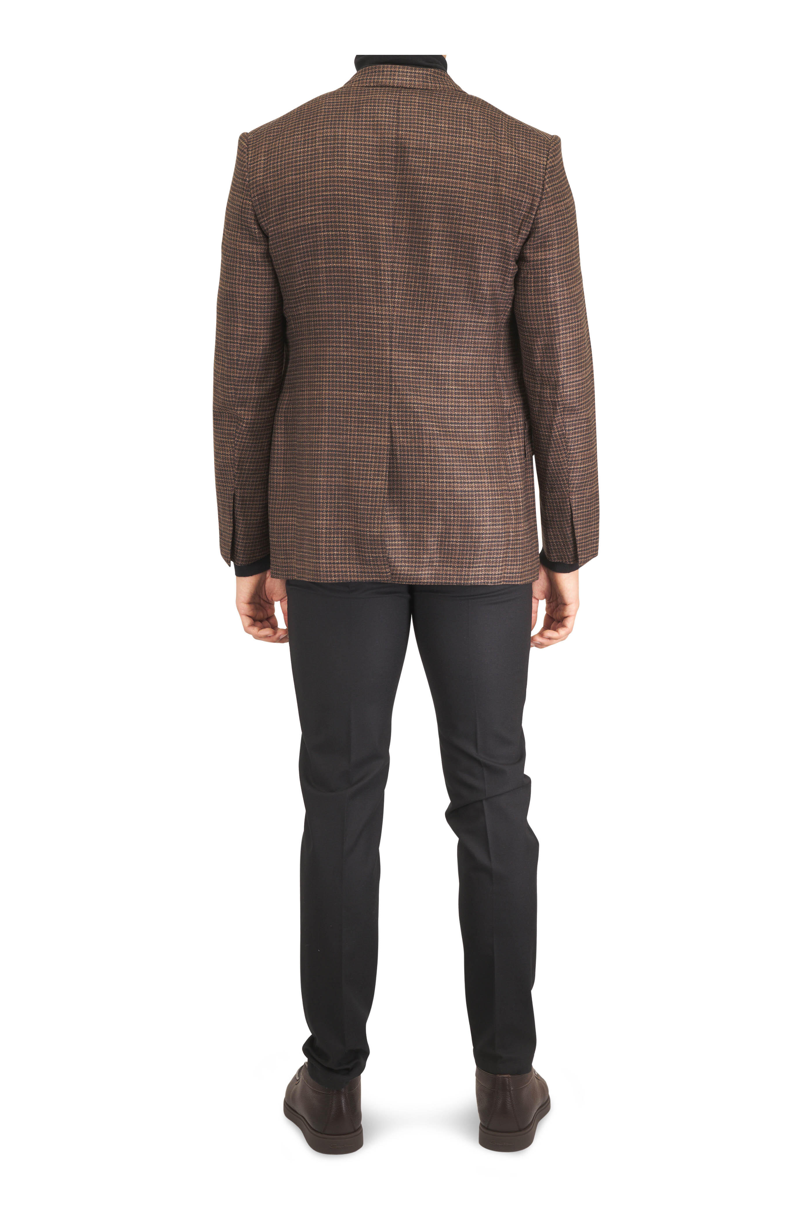 Tom Ford - Damier Shelton Black & Brown Sportcoat - view 3