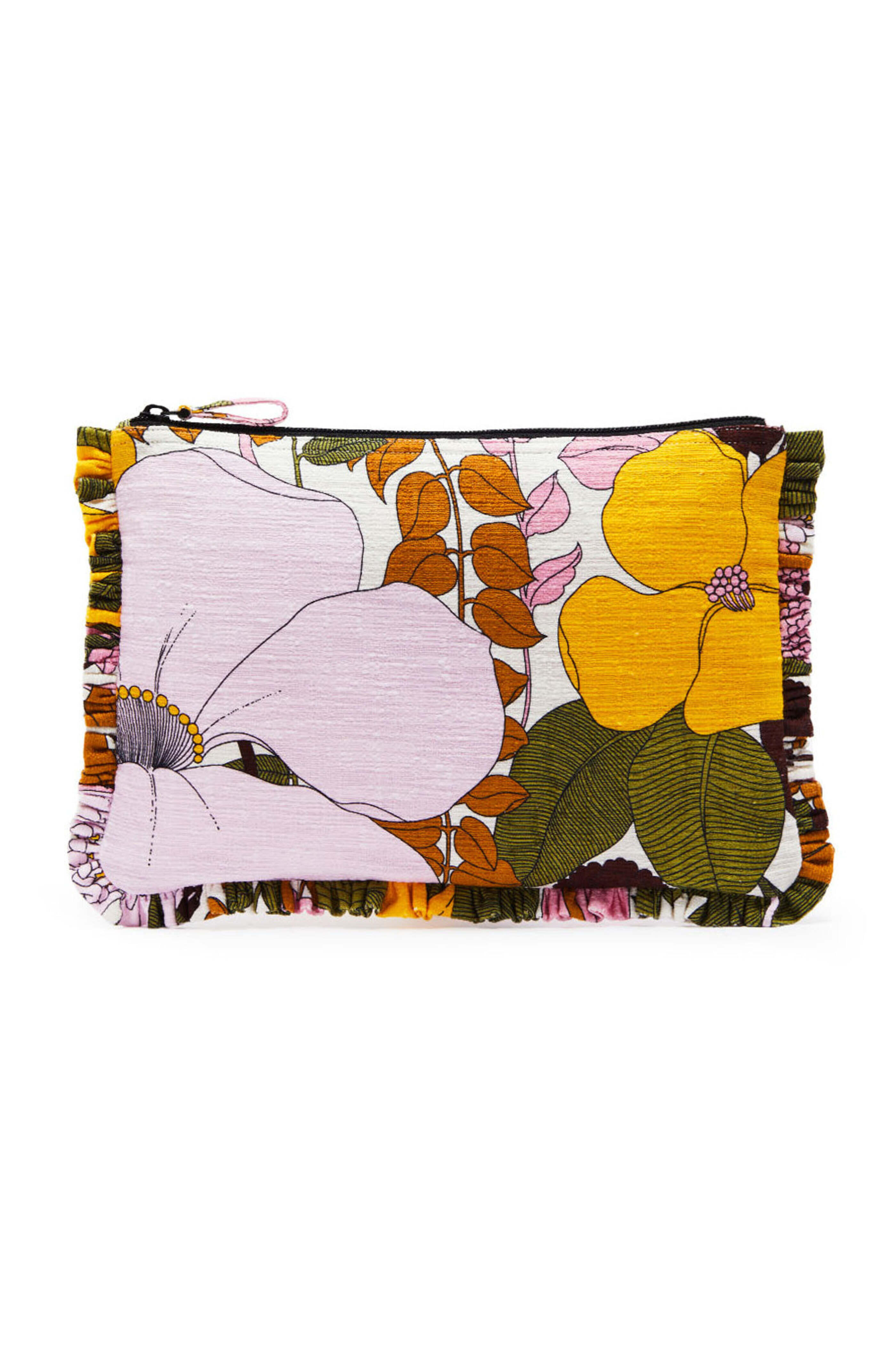 La DoubleJ - Rose Big Flower Hand Pouchette