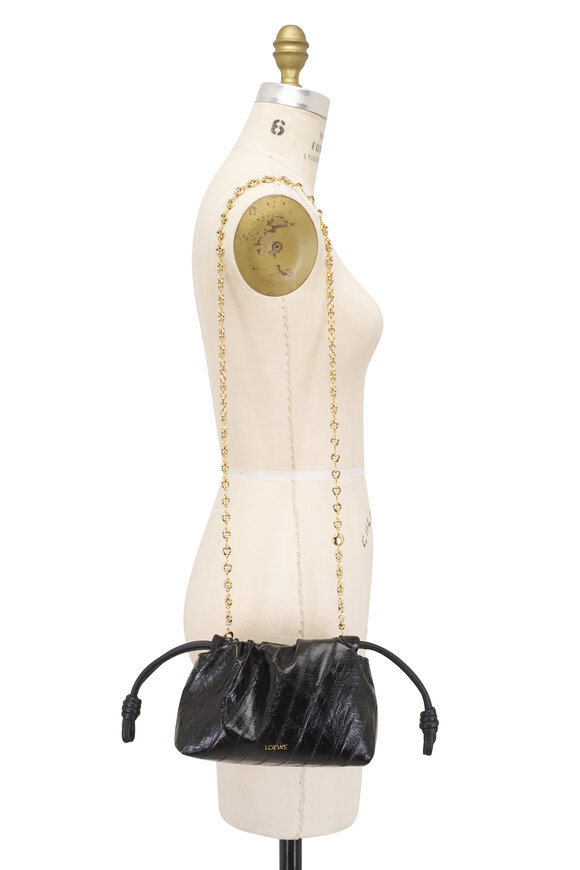 Loewe Mini Flamenco Black Chain Bag - view 6