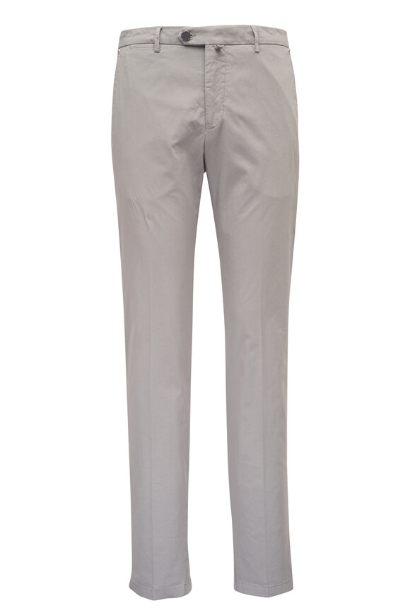 Kiton Taupe Stretch Casual Poplin Pant